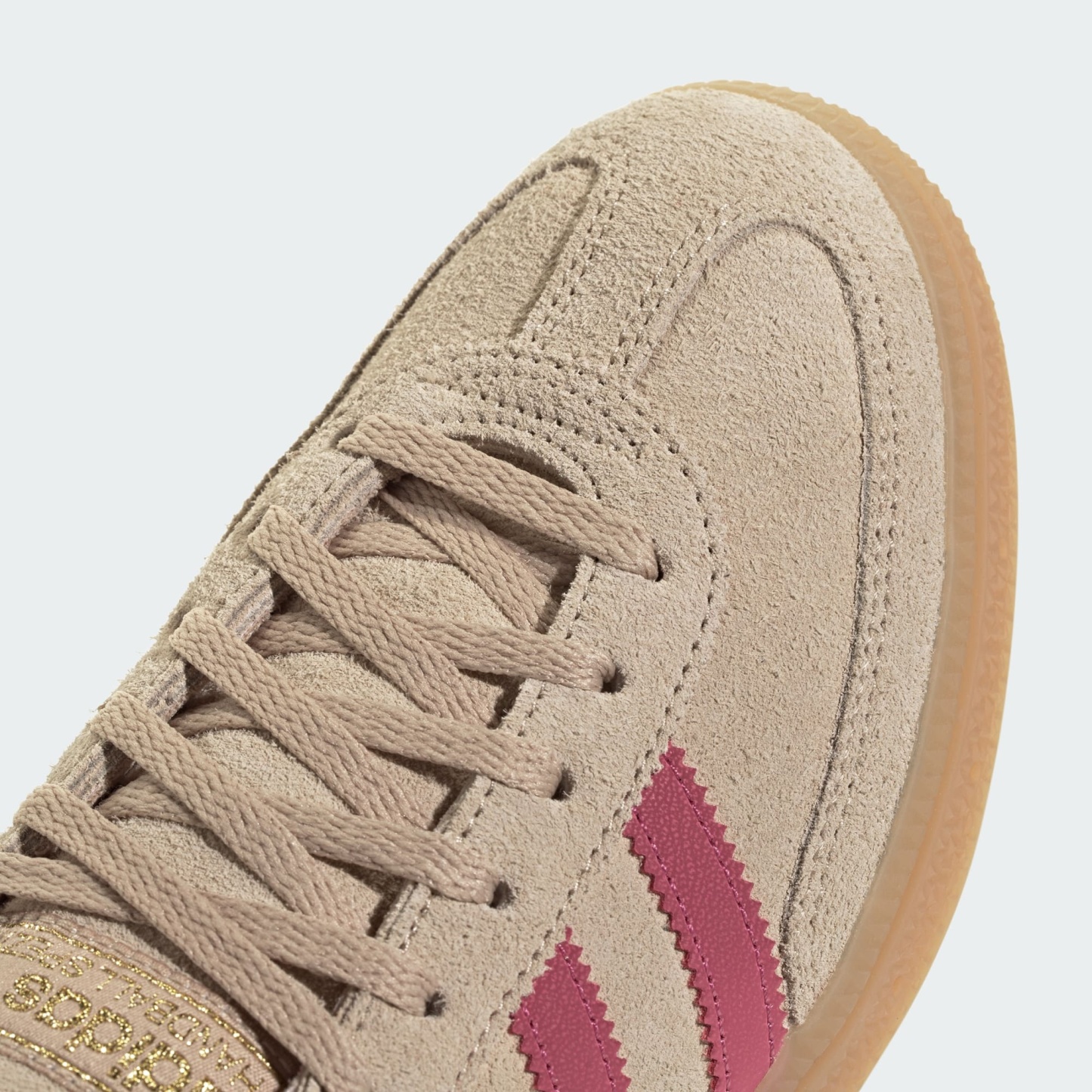HANDBALL SPEZIAL SHOES - Magic Beige / Dual Magenta / Gold Metallic - KI2192 - Detail View 1