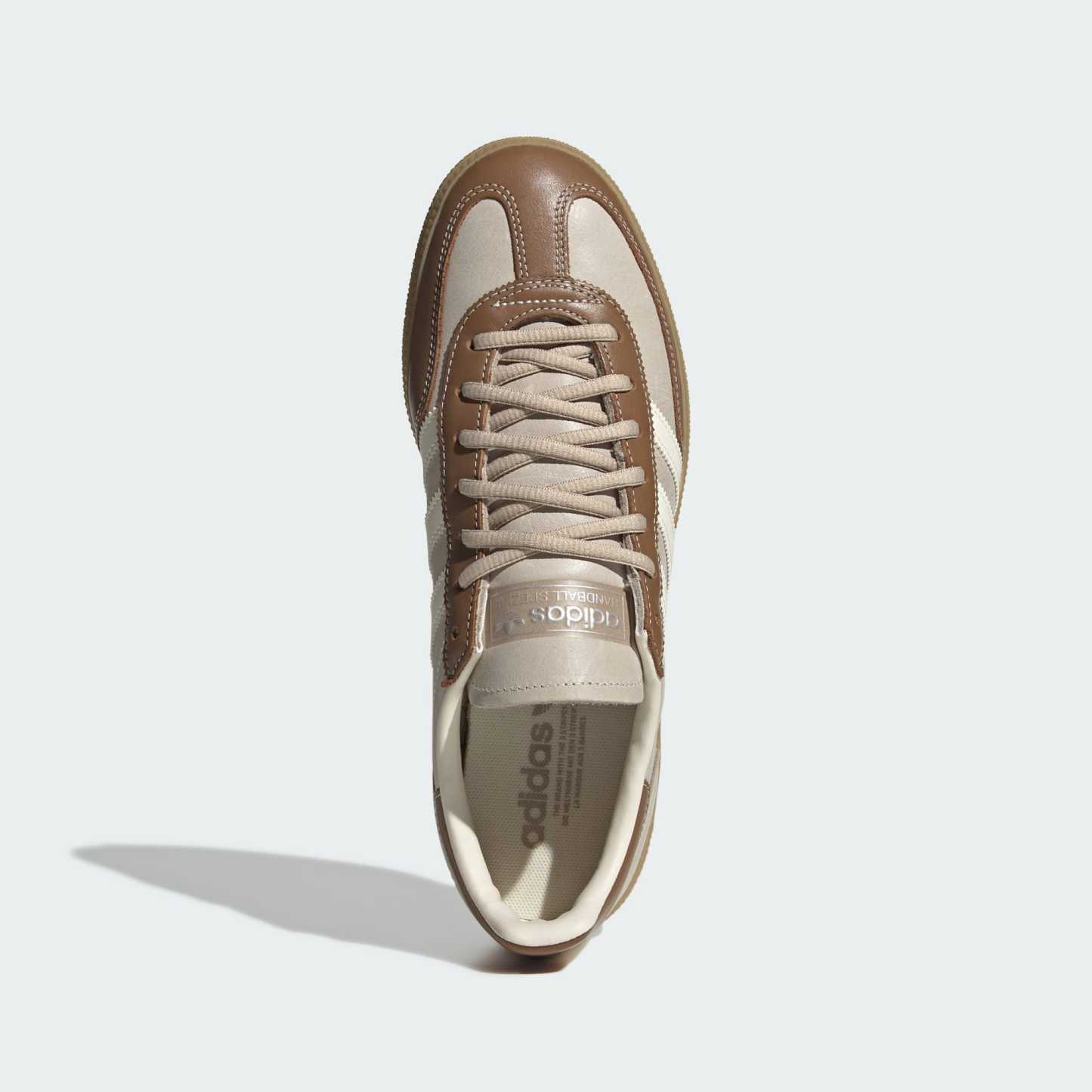 핸드볼 스페지알 - Khaki Three / Cream White / Brown Desert - KJ7418 - Top Portrait View