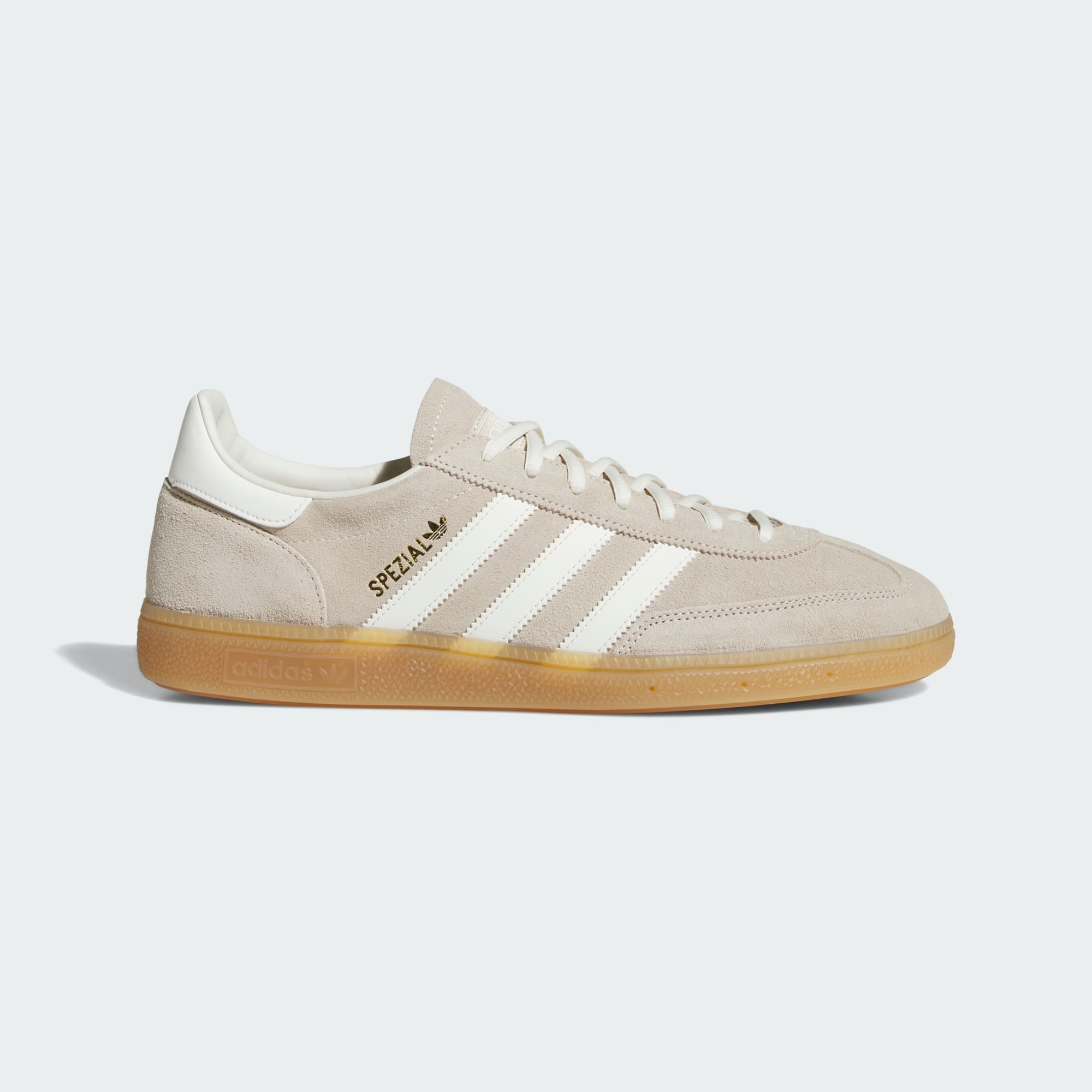 핸드볼 스페지알 - Khaki Three / Off White / Gum - KZ6703 - Side Lateral Center View