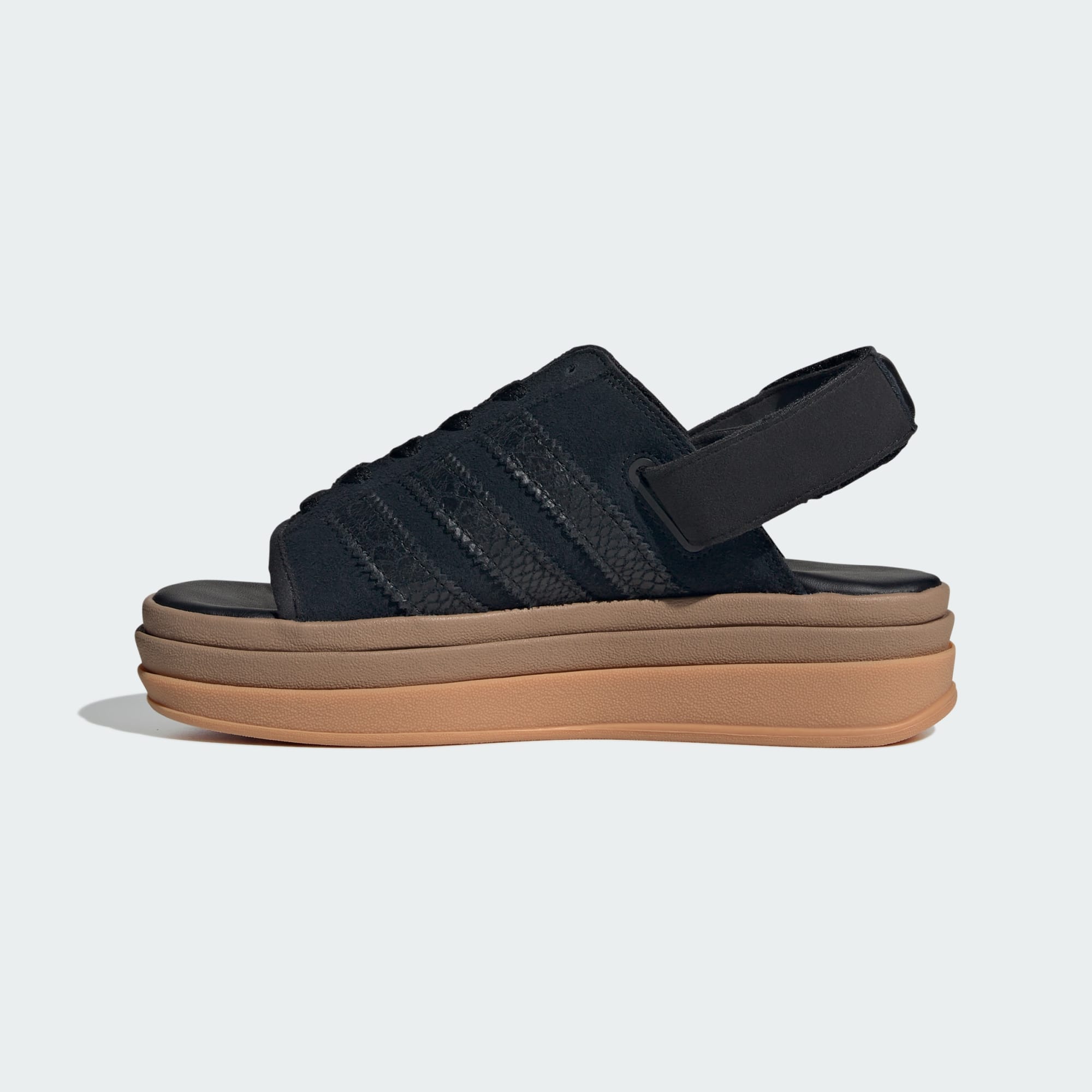 가젤 볼드 샌들 - Core Black / Core Black / Gold Metallic