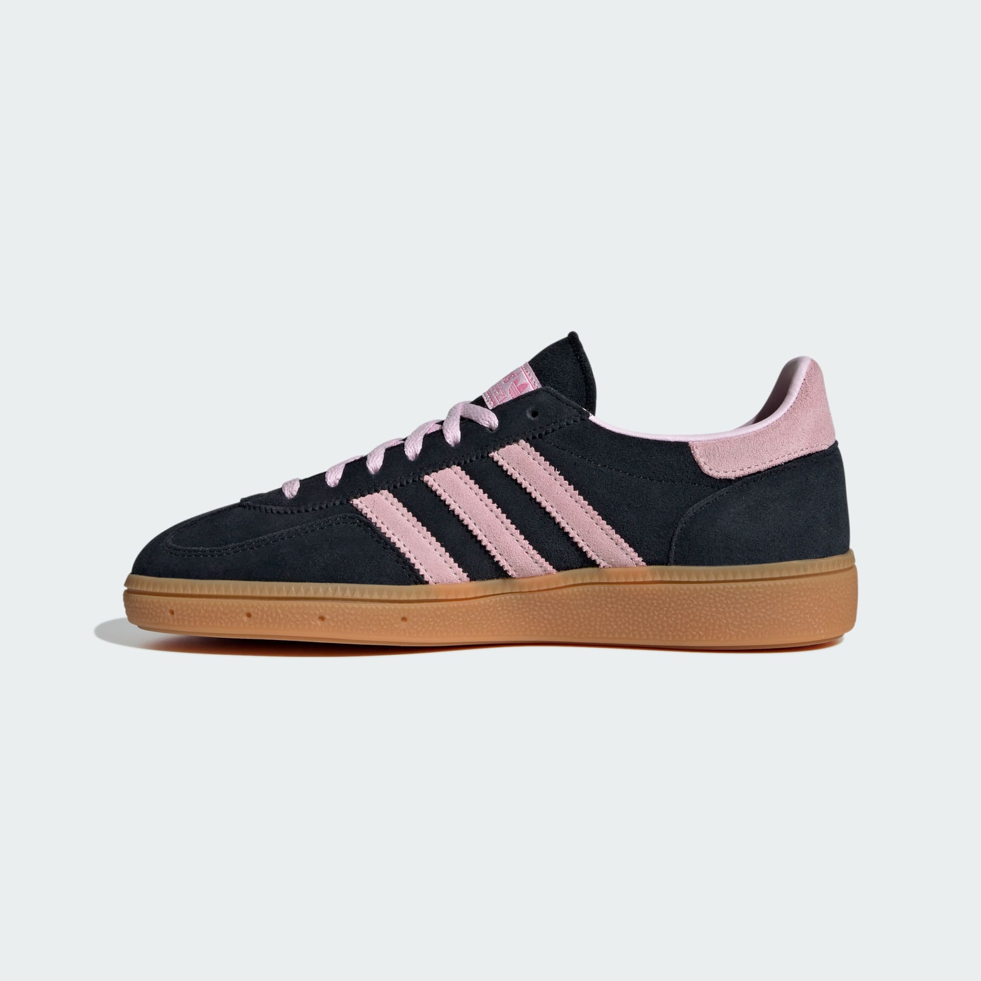 HANDBALL SPEZIAL SHOES - Core Black / Clear Pink / Gum - IE5897 - Side Medial Center View
