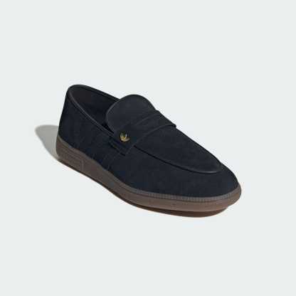 핸드볼 스페지알 로퍼 - Core Black / Core Black / Gum - KH5703 - Front Lateral Top View