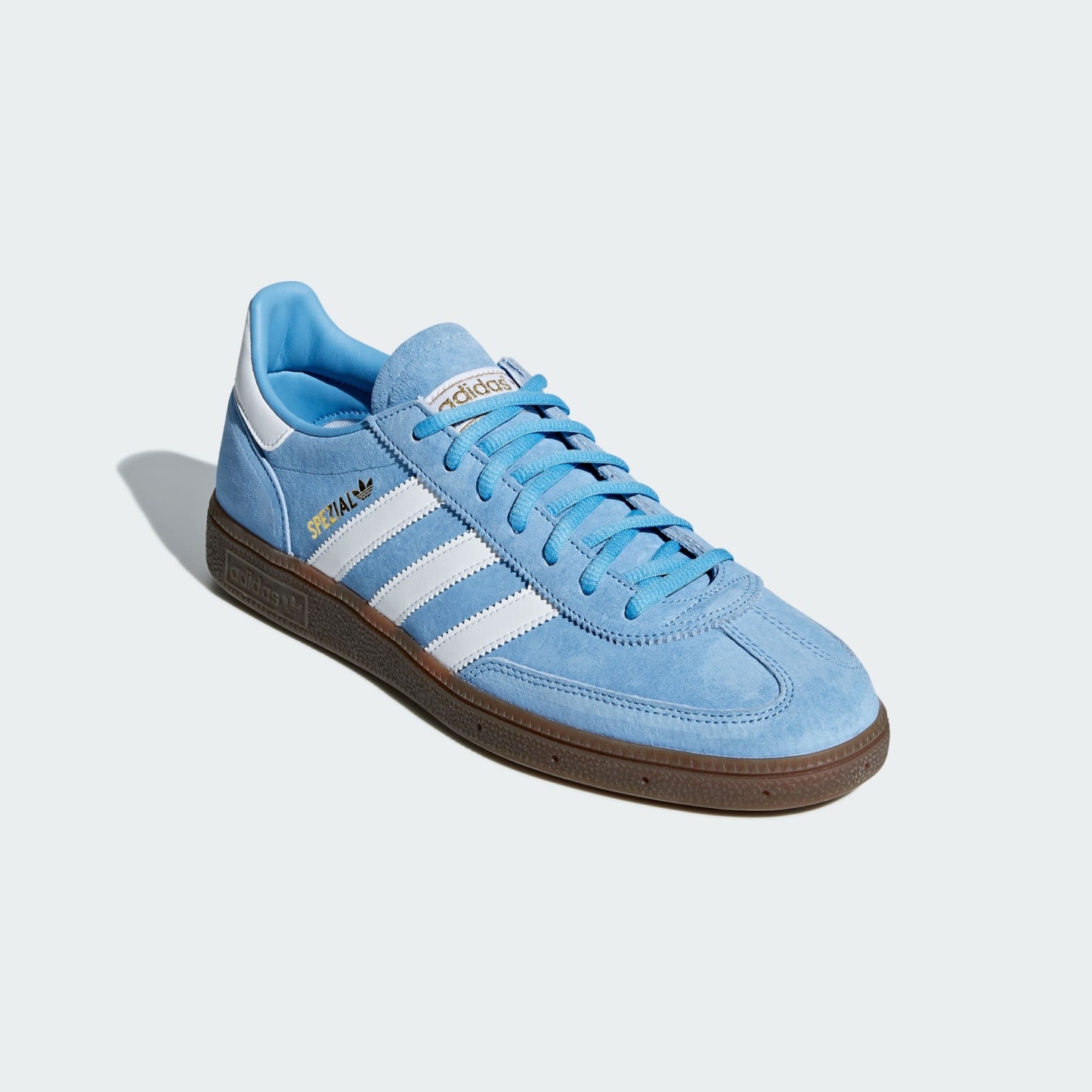 핸드볼 스페지알 - Light Blue / Cloud White / Gum - BD7632 - Front Lateral Top View