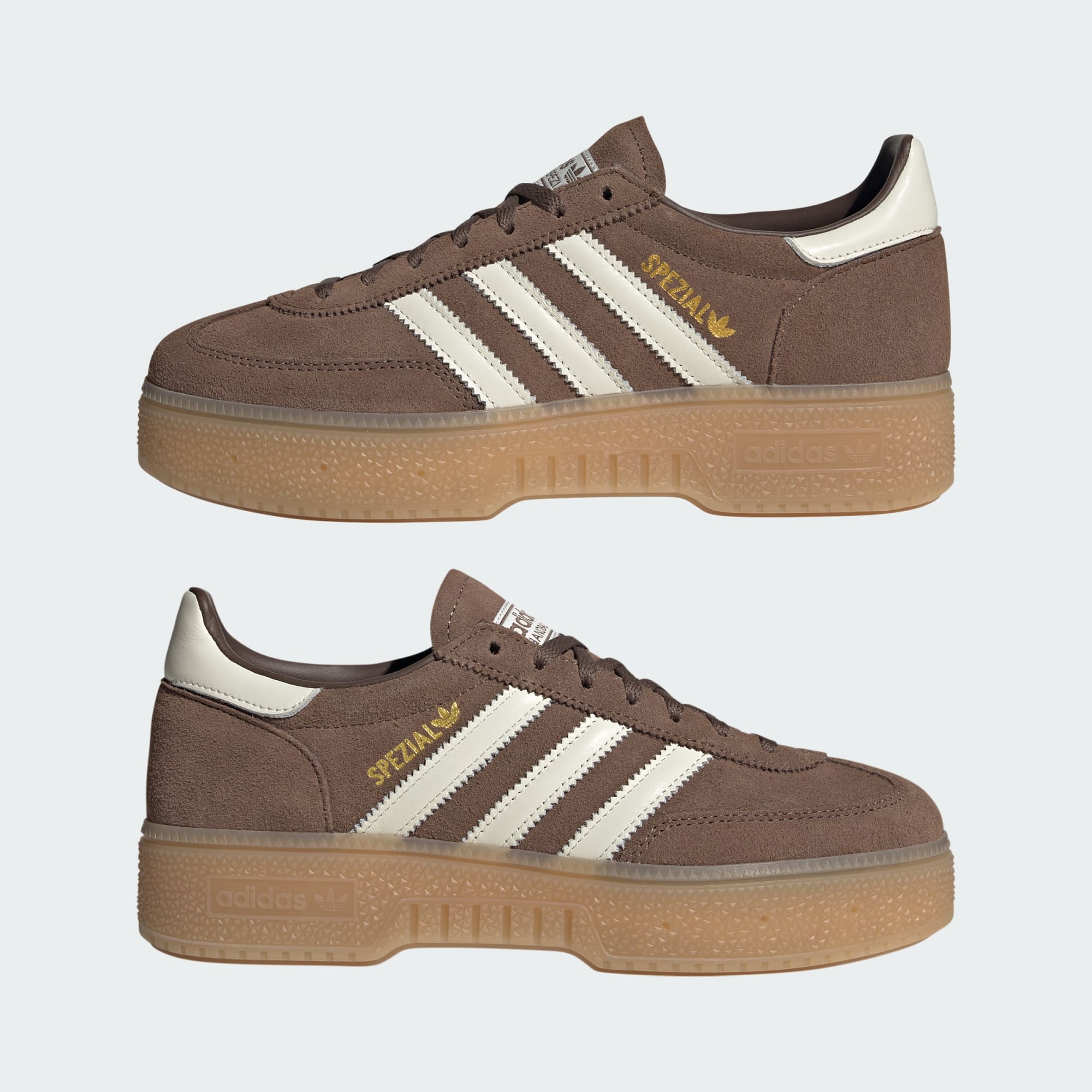 핸드볼 스페지알 볼드 - Earth Strata / Off White / Gum - IH9191 - Mirrored Pair View