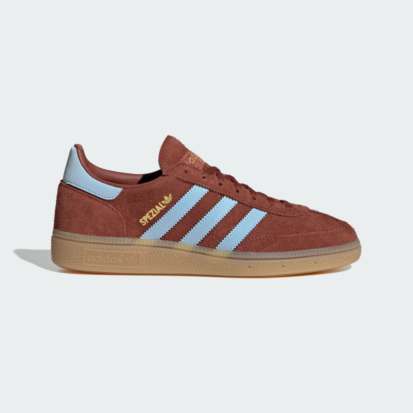 HANDBALL SPEZIAL SHOES - Burnt Sienna / Clear Sky / Gold Metallic - KI2191 - Side Lateral Center View