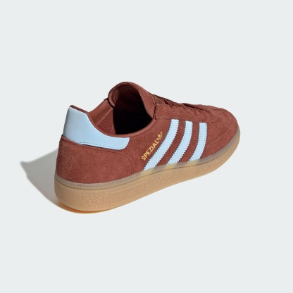 HANDBALL SPEZIAL SHOES - Burnt Sienna / Clear Sky / Gold Metallic - KI2191 - Back Lateral Top View