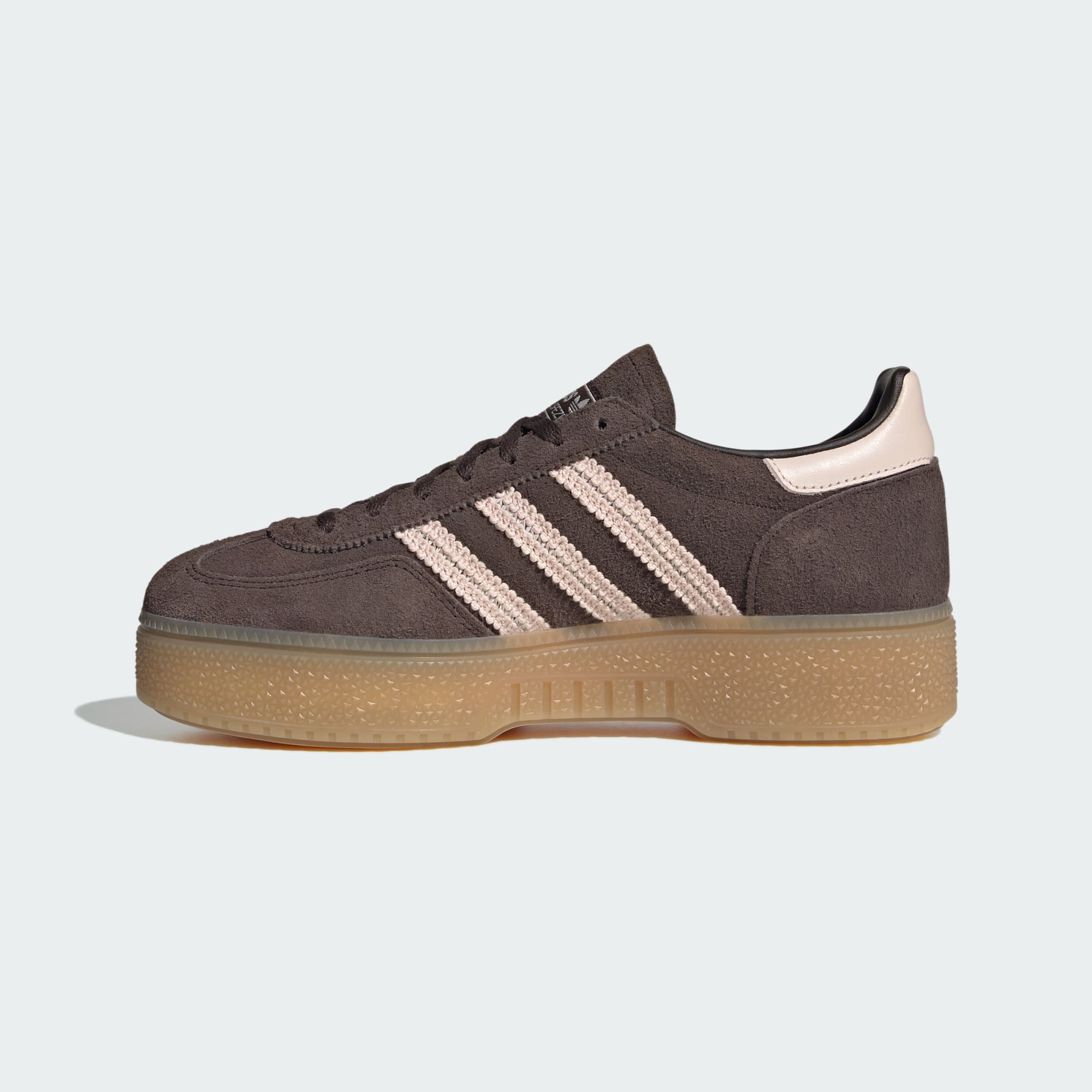 핸드볼 스페지알 볼드 - Dark Brown / Wonder Quartz / Gum - KI2226 - Side Medial Center View