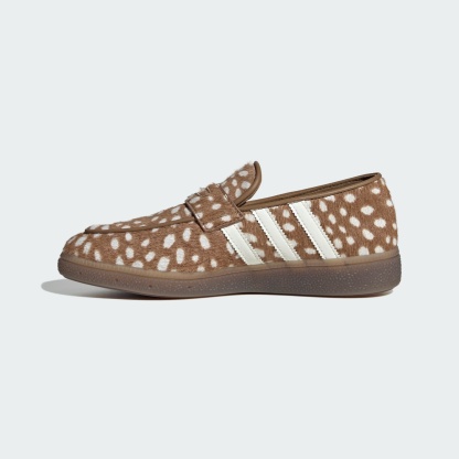 핸드볼 스페지알 로퍼 - Brown / Off White / Gold Metallic - KK0920 - Side Medial Center View