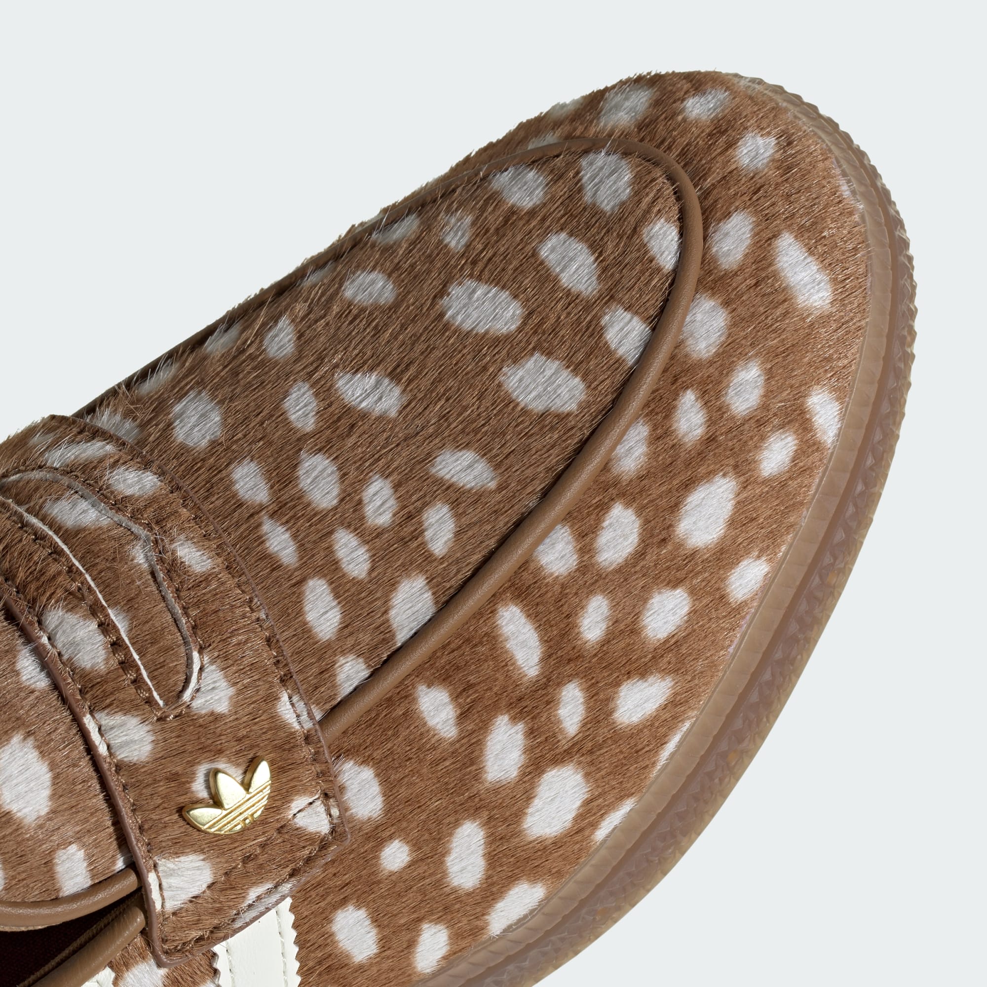 핸드볼 스페지알 로퍼 - Brown / Off White / Gold Metallic - KK0920 - Detail View 1