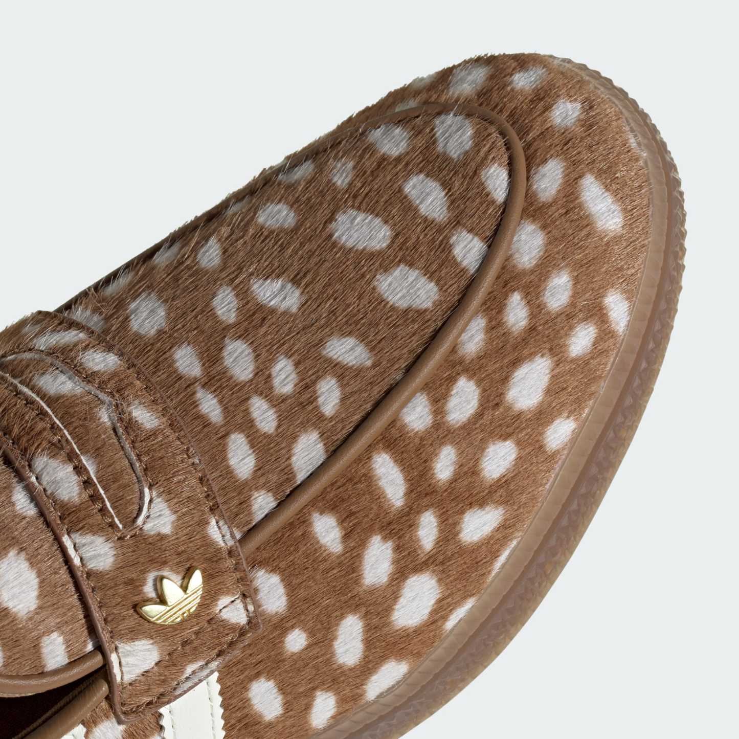 핸드볼 스페지알 로퍼 - Brown / Off White / Gold Metallic - KK0920 - Detail View 1