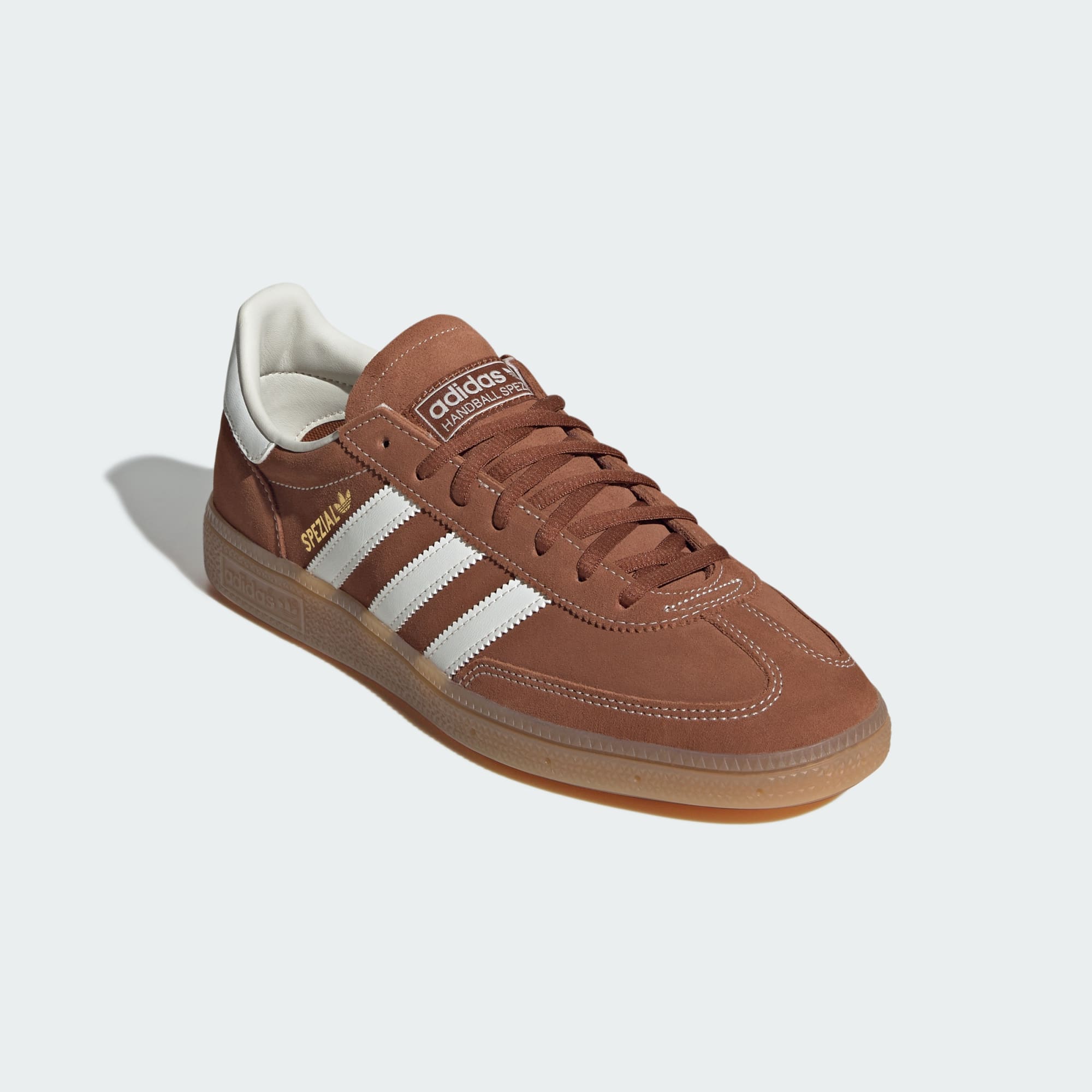핸드볼 스페지알 - Dusky Bronze / Off White / Gum - KZ6704 - Front Lateral Top View