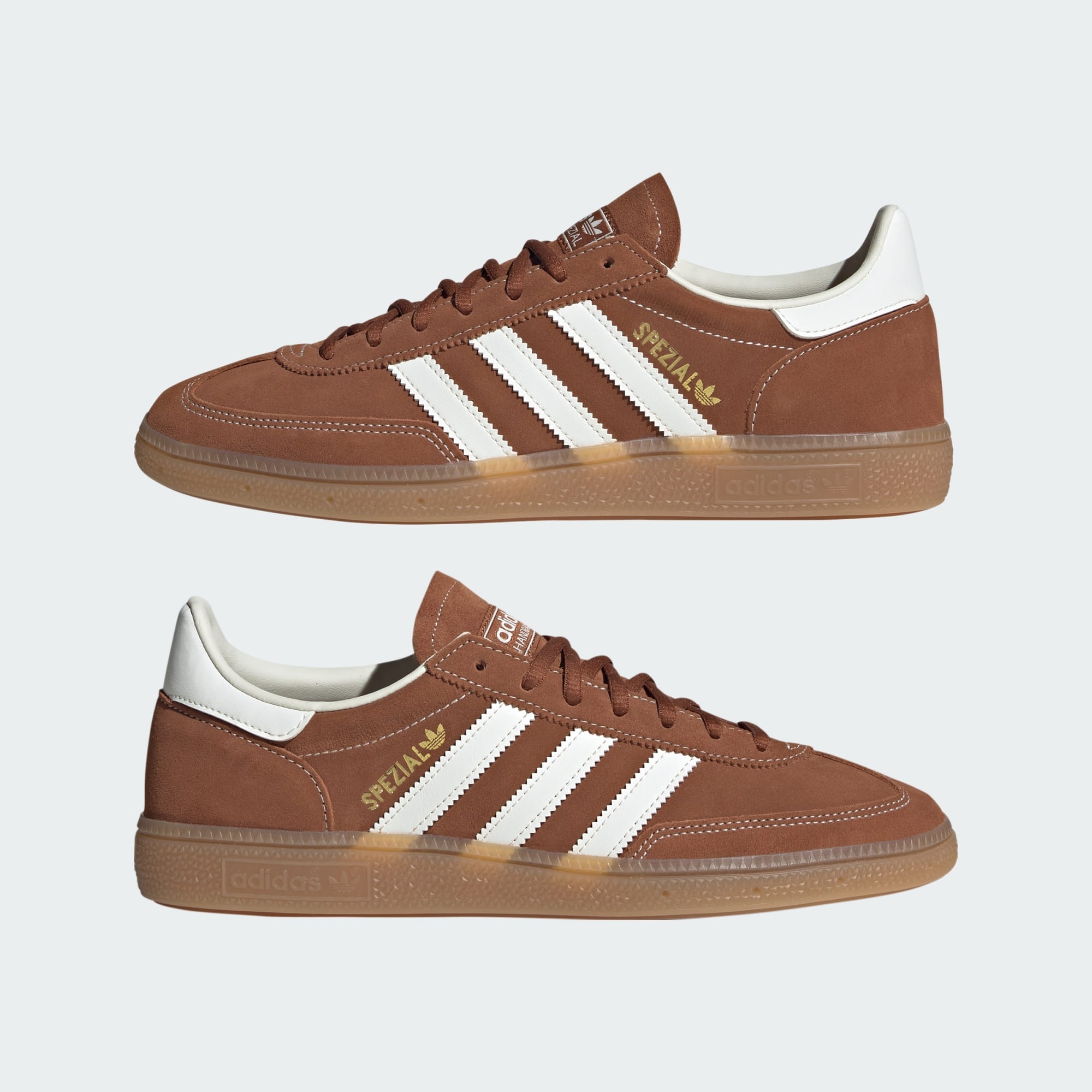 핸드볼 스페지알 - Dusky Bronze / Off White / Gum - KZ6704 - Mirrored Pair View