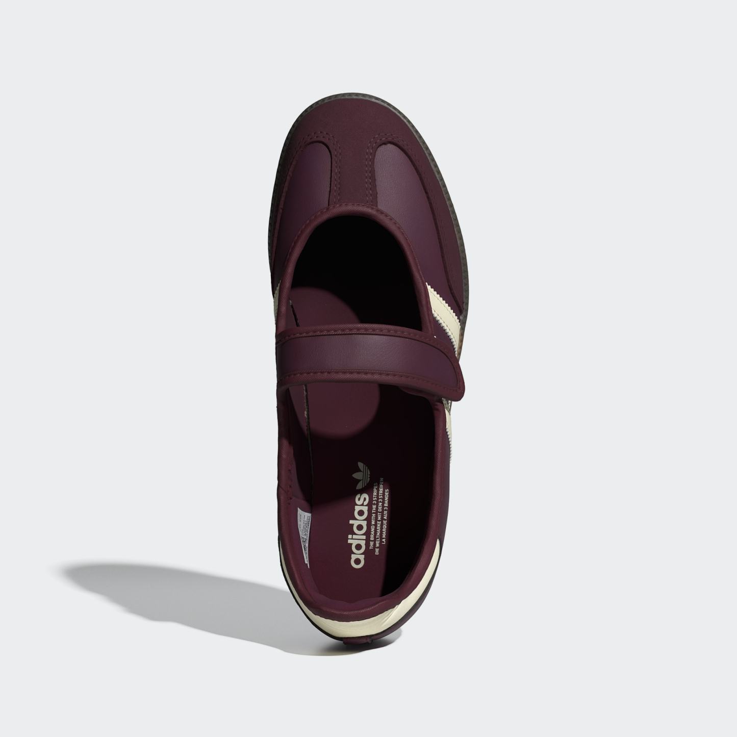 삼바 제인 - Maroon / Cream White / Gold Metallic