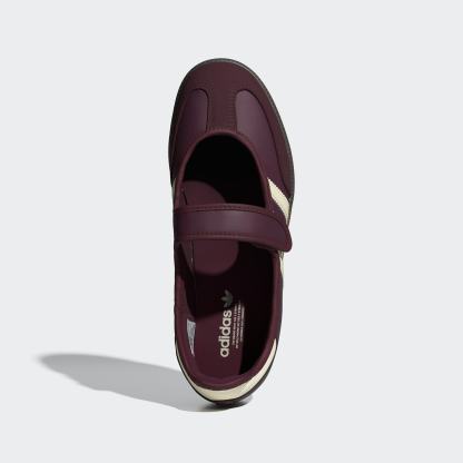 삼바 제인 - Maroon / Cream White / Gold Metallic