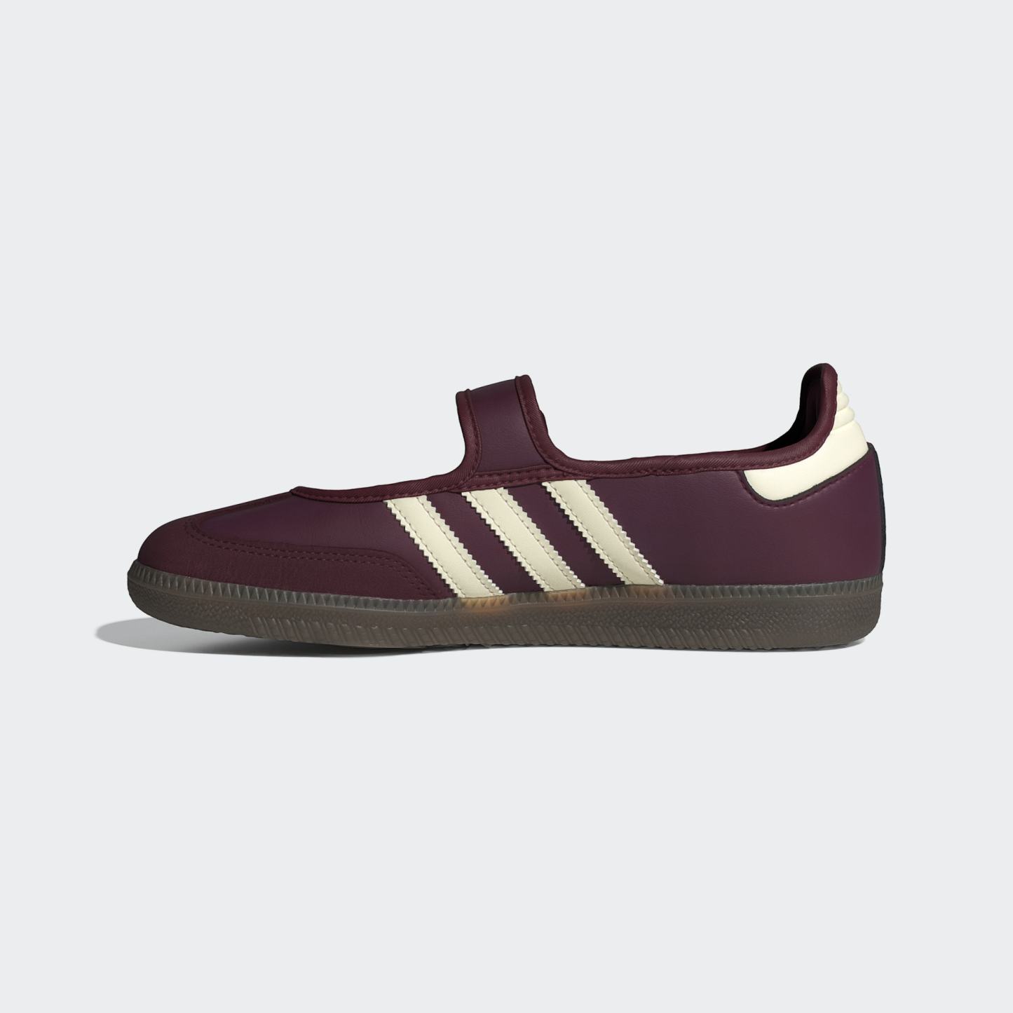 삼바 제인 - Maroon / Cream White / Gold Metallic