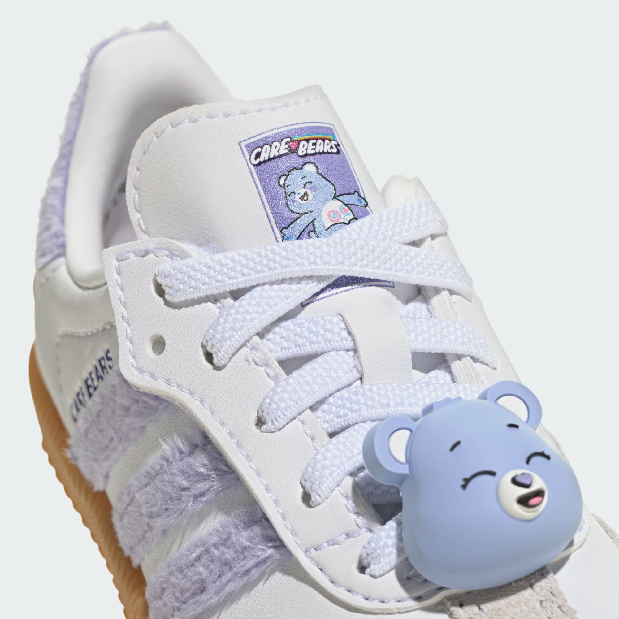 아디다스 CARE BEARS 삼바 OG 컴포트 클로저 EL 운동화 - Light Purple / Cloud White / Blue Dawn