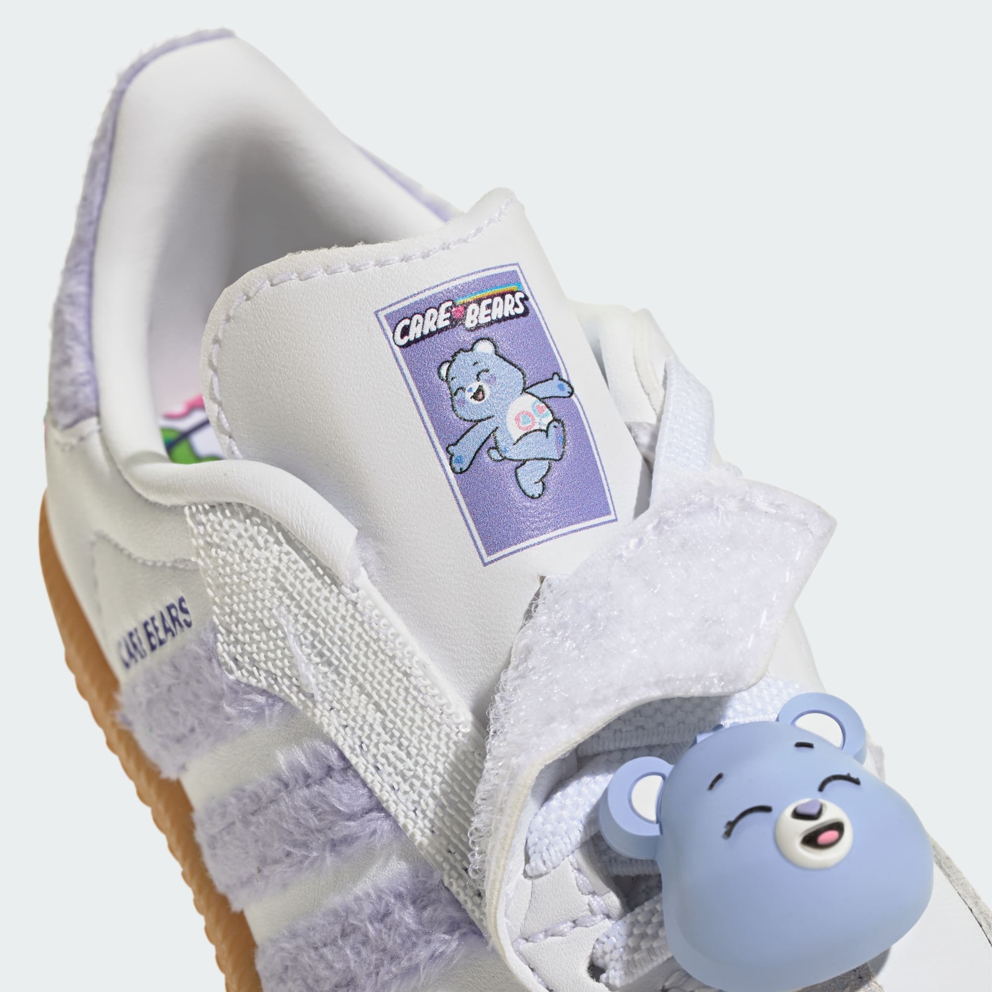 아디다스 CARE BEARS 삼바 OG 컴포트 클로저 EL 운동화 - Light Purple / Cloud White / Blue Dawn