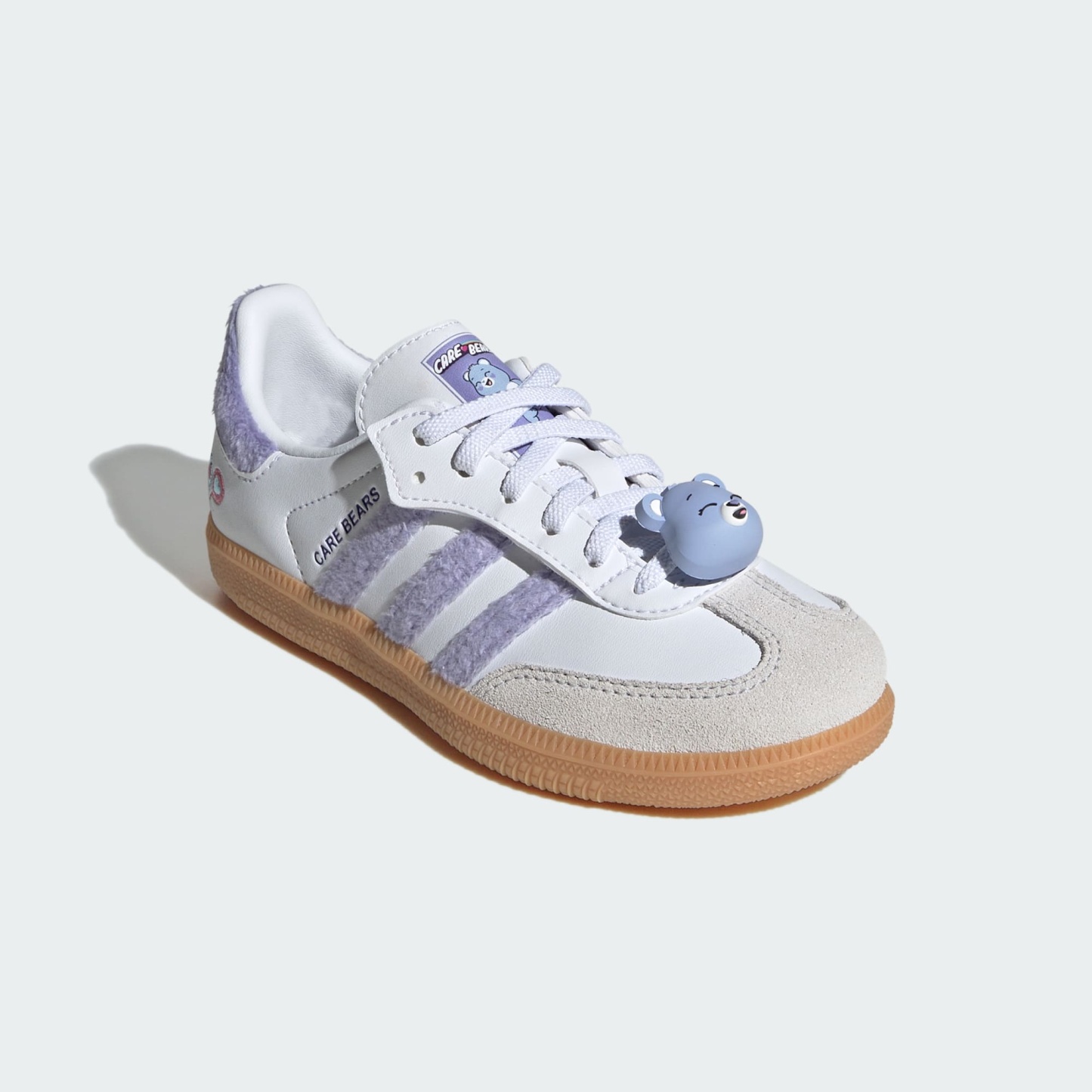 아디다스 CARE BEARS 삼바 OG 컴포트 클로저 EL 운동화 - Light Purple / Cloud White / Blue Dawn