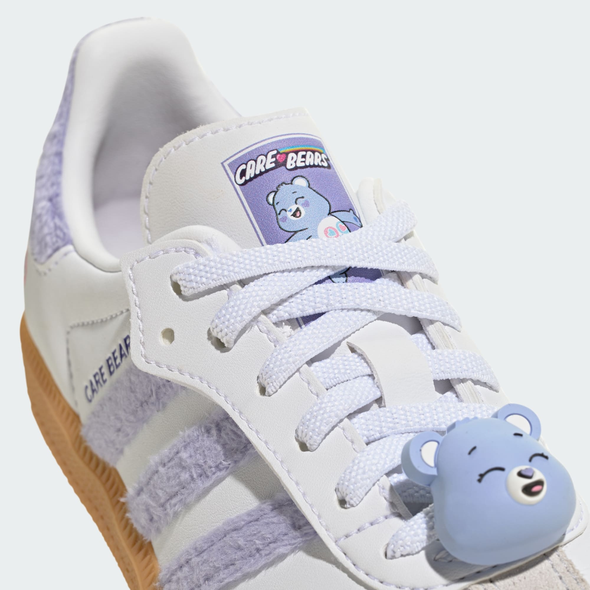 아디다스 CARE BEARS 삼바 OG 컴포트 클로저 EL 운동화 - Light Purple / Cloud White / Blue Dawn