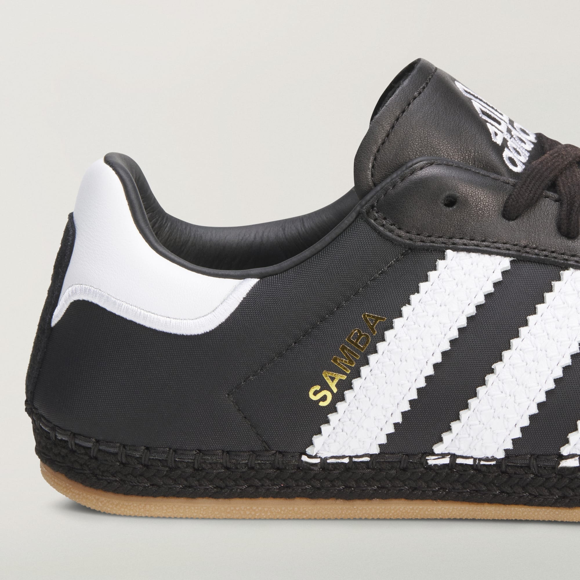 CLOT SAMBA ESPADRILLE BY EDC - Core Black / Cloud White / Core Black