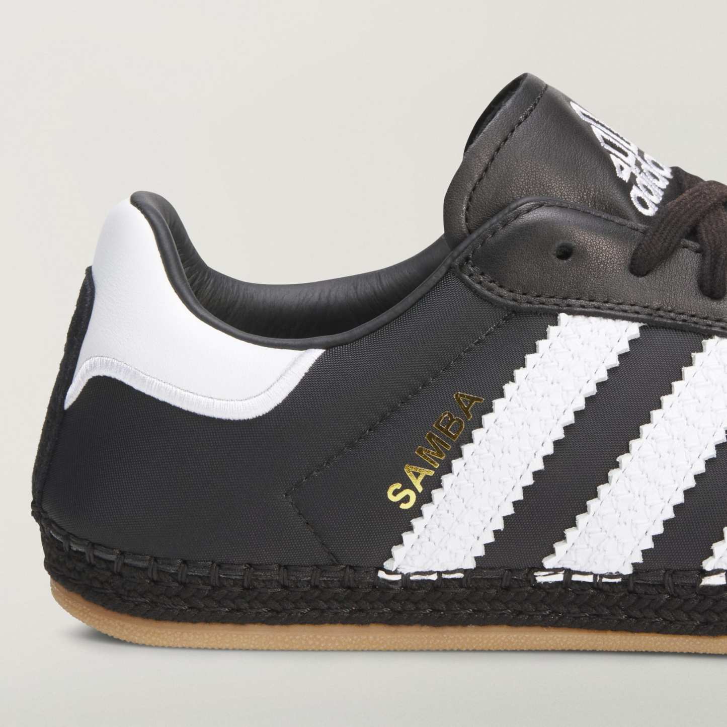CLOT SAMBA ESPADRILLE BY EDC - Core Black / Cloud White / Core Black