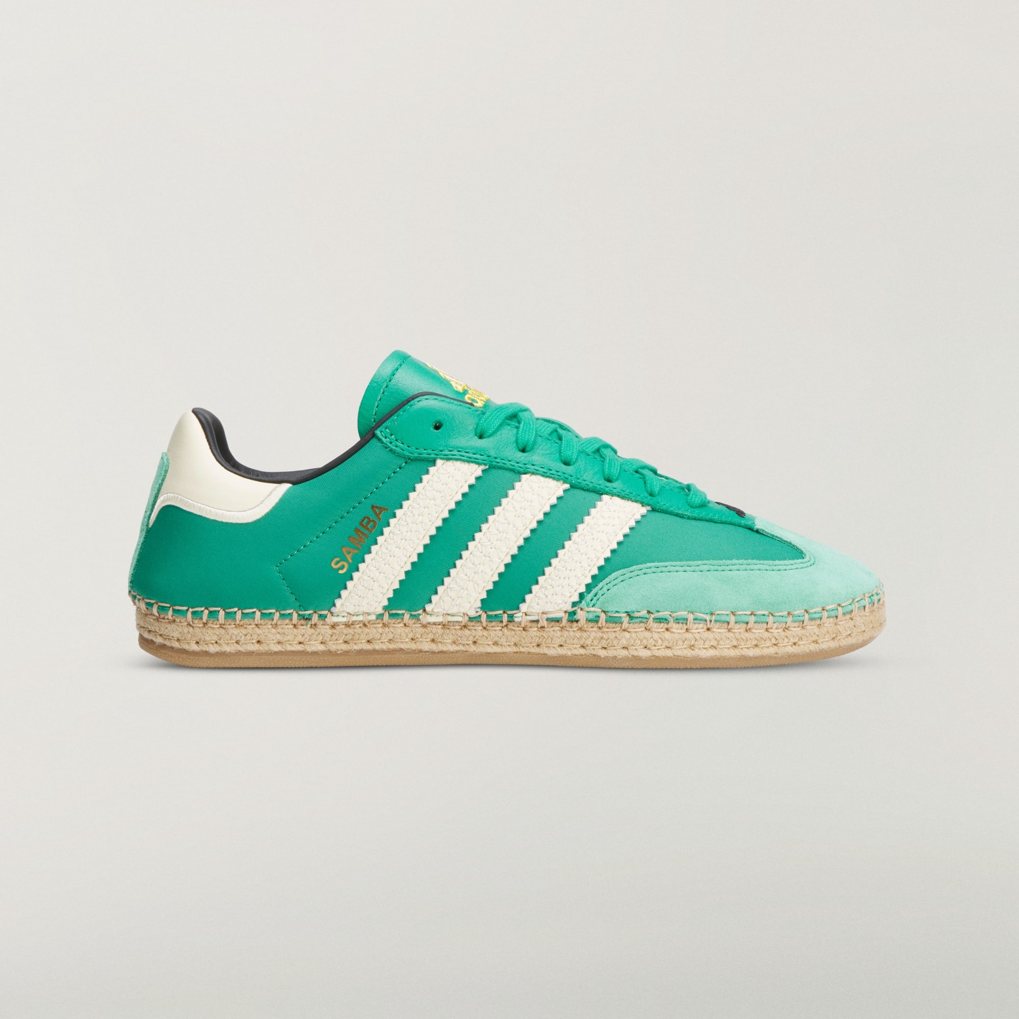 CLOT SAMBA ESPADRILLE BY EDC - Court Green / Warm Vanilla / Core Black