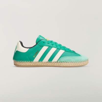 CLOT SAMBA ESPADRILLE BY EDC - Court Green / Warm Vanilla / Core Black