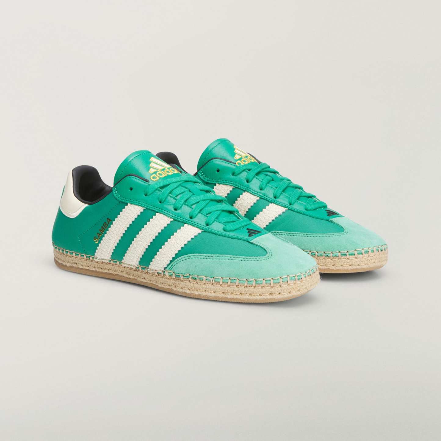 CLOT SAMBA ESPADRILLE BY EDC - Court Green / Warm Vanilla / Core Black