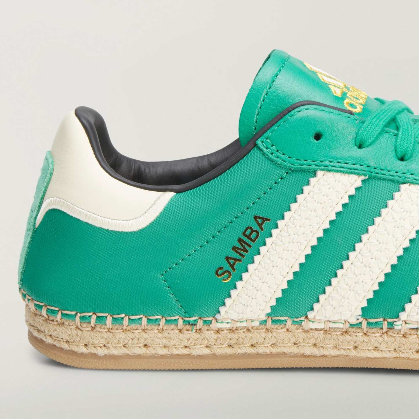CLOT SAMBA ESPADRILLE BY EDC - Court Green / Warm Vanilla / Core Black