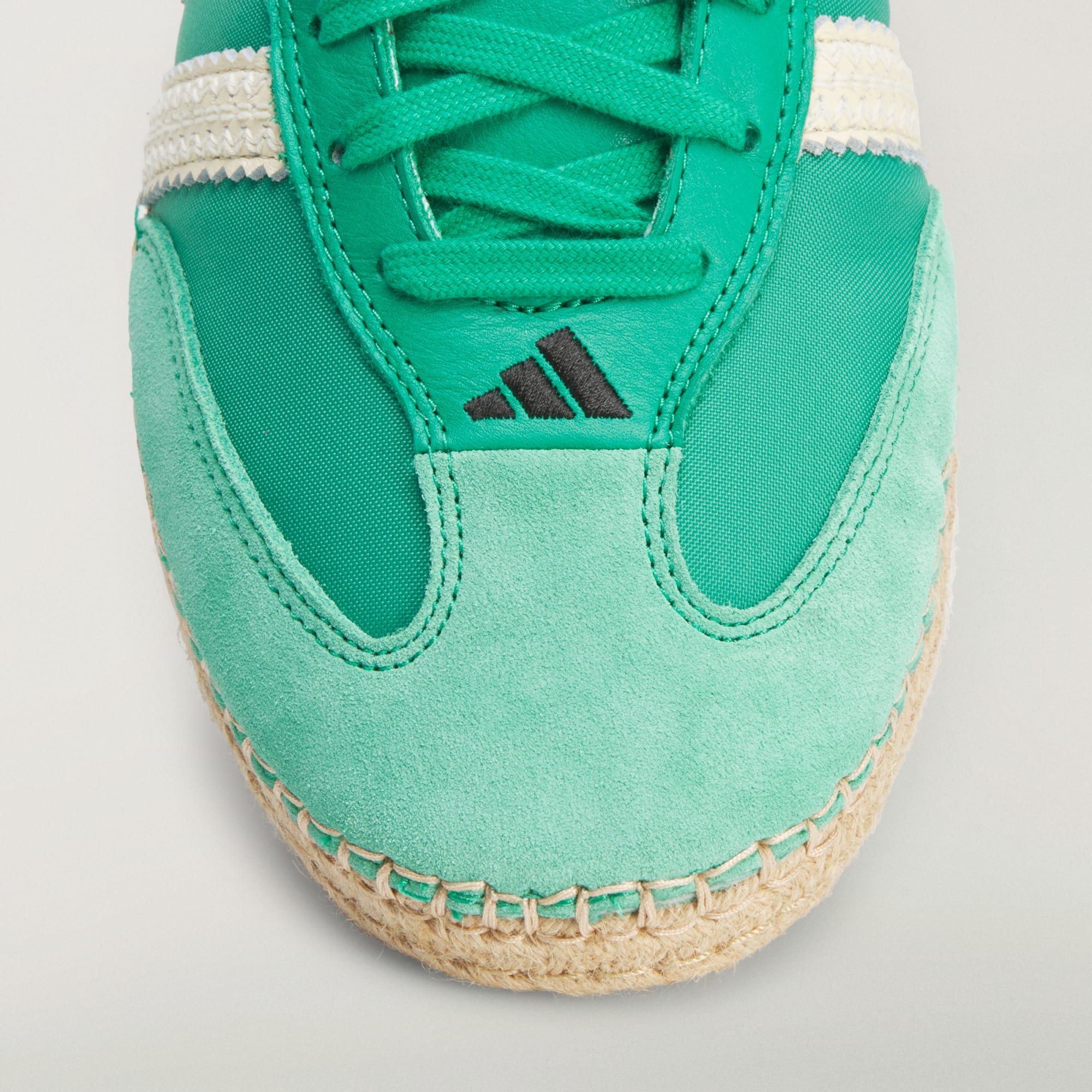 CLOT SAMBA ESPADRILLE BY EDC - Court Green / Warm Vanilla / Core Black