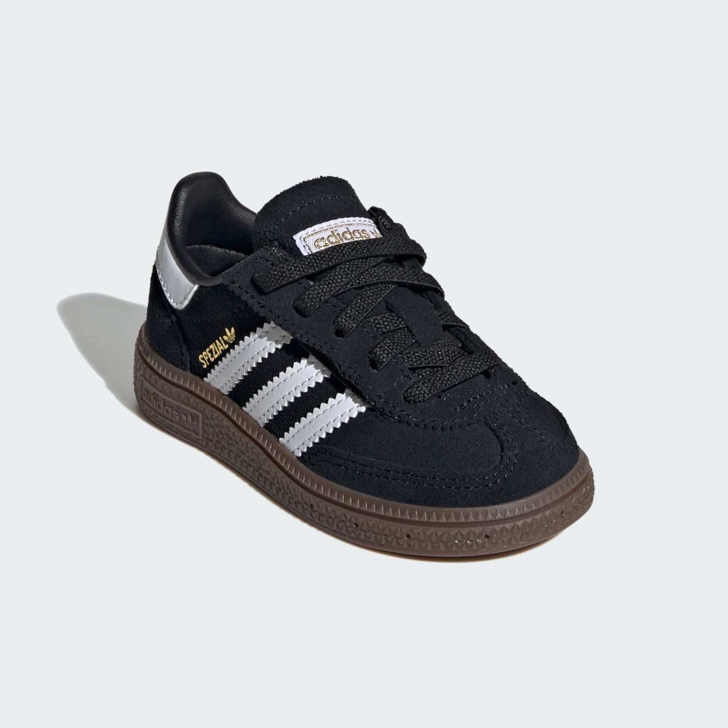 핸드볼 스페지알 컴포트 클로저 EL - Core Black / Cloud White / Gum - JI2898 - Front Lateral Top View