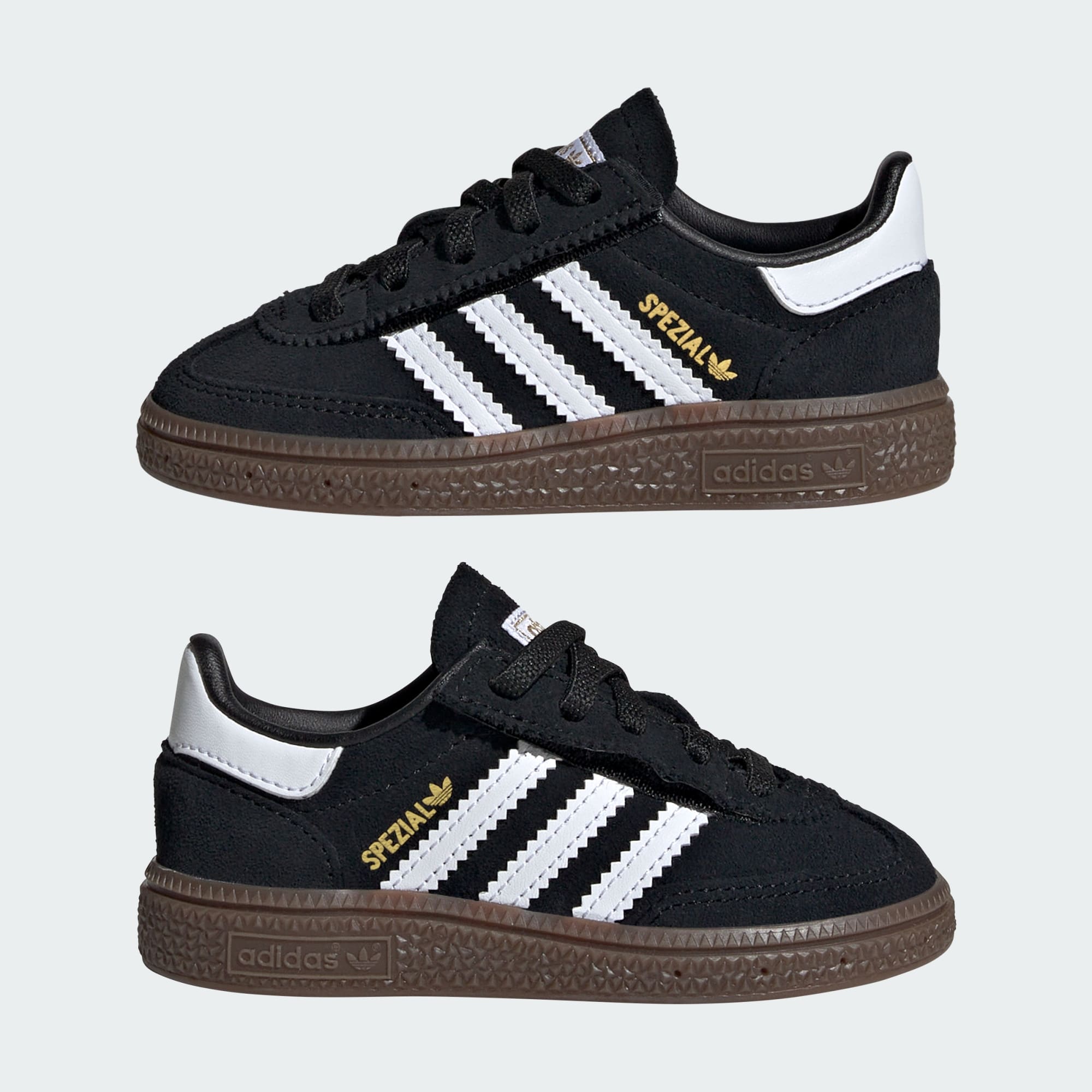 핸드볼 스페지알 컴포트 클로저 EL - Core Black / Cloud White / Gum - JI2898 - Mirrored Pair View