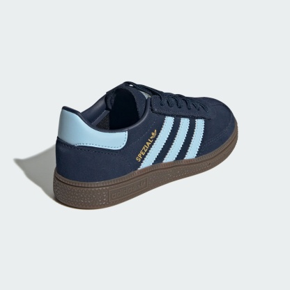 핸드볼 스페지알 컴포트 클로저 EL 키즈 - Collegiate Navy / Clear Sky / Gum - JQ6380 - Back Lateral Top View