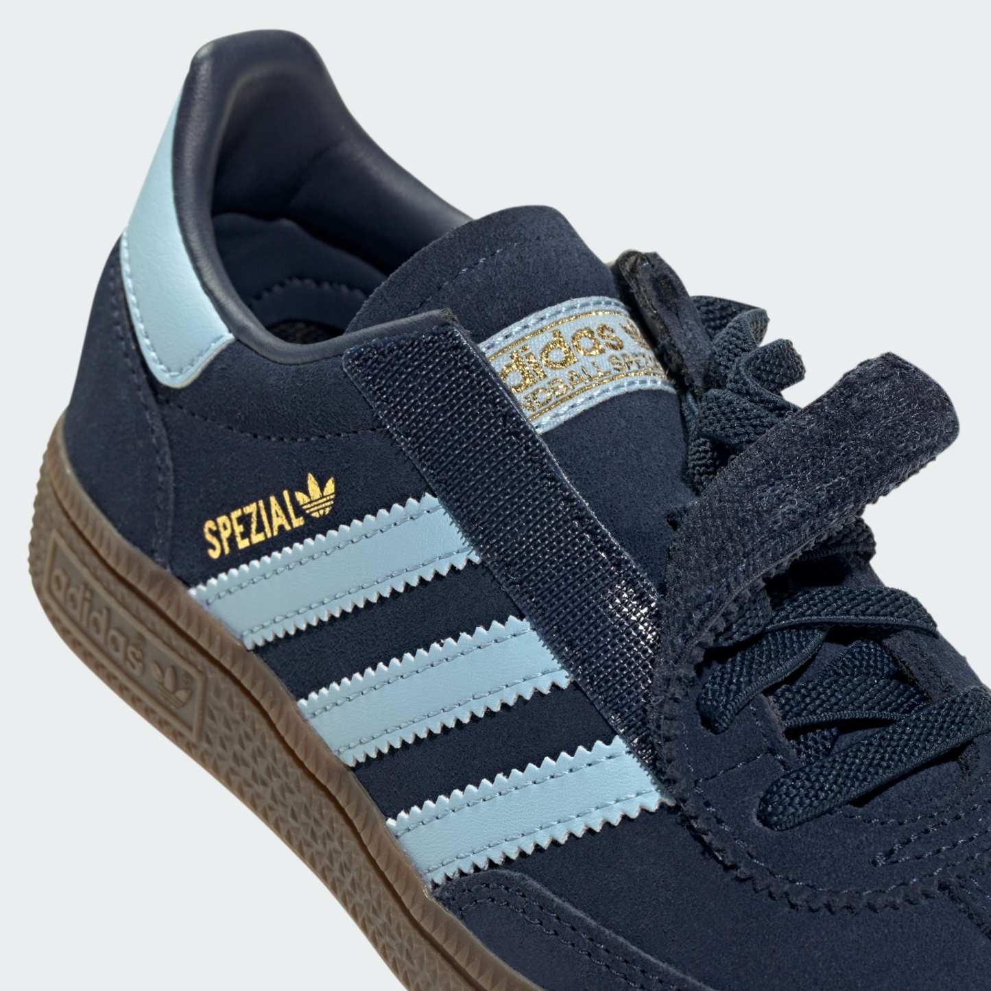 핸드볼 스페지알 컴포트 클로저 EL 키즈 - Collegiate Navy / Clear Sky / Gum - JQ6380 - Detail View 3