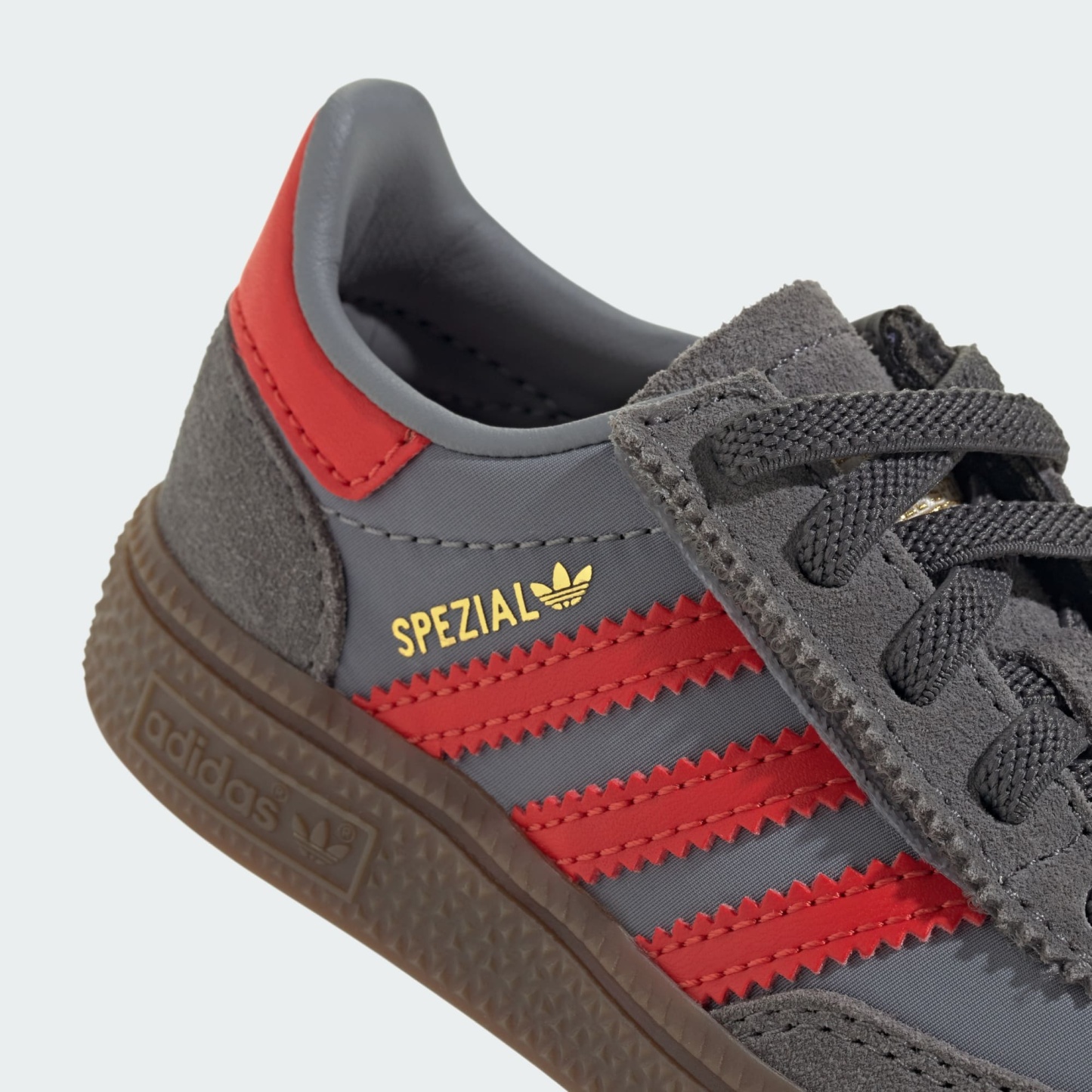 유아용 핸드볼 스페지알 컴포트 클로저 EL - Grey Four / Grey / Red - JQ0739 - Detail View 2