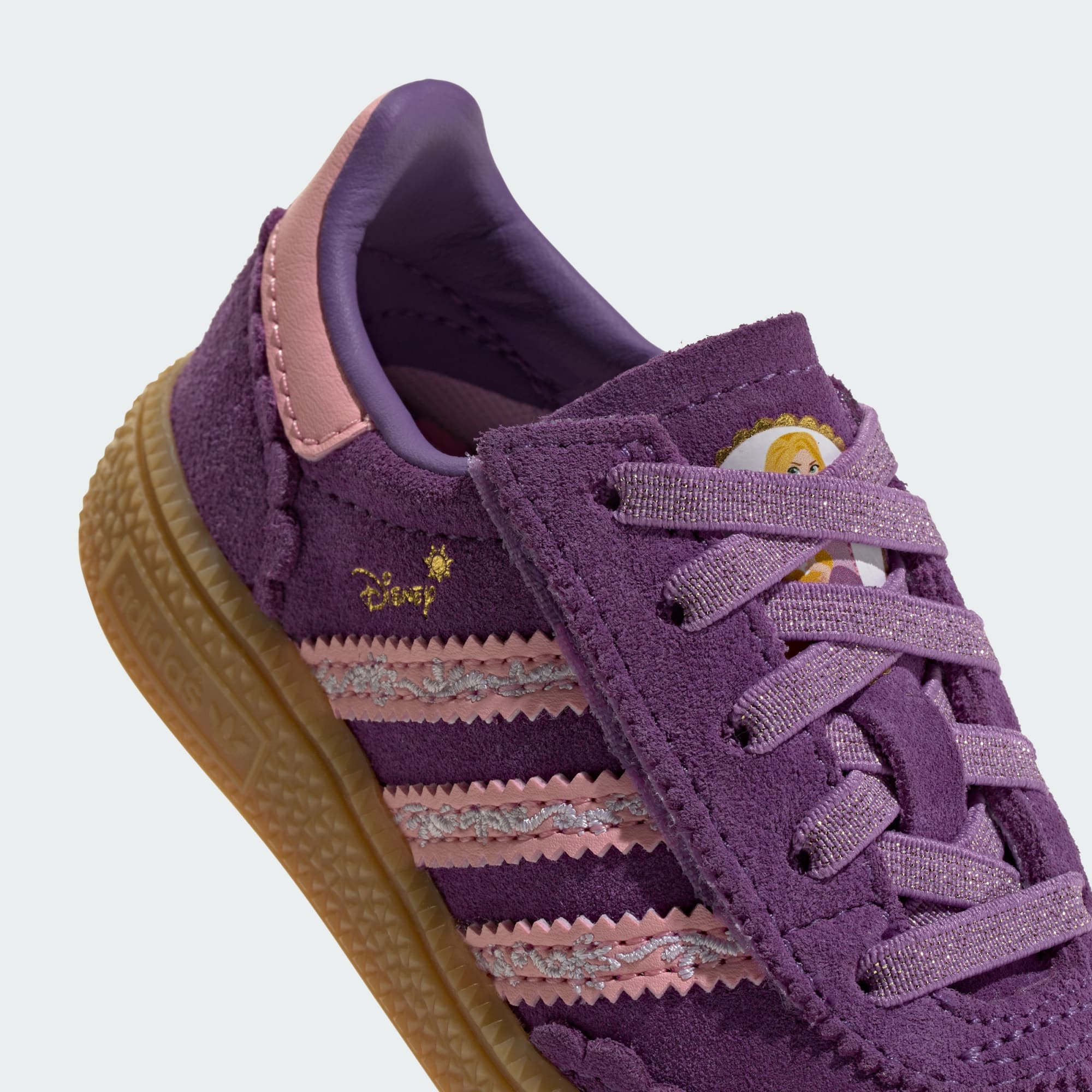 아디다스 디즈니 프린세스 핸드볼 스페지알 컴포트 클로저 EL - Purple / Pink / Gum - KK4760 - Detail View 2