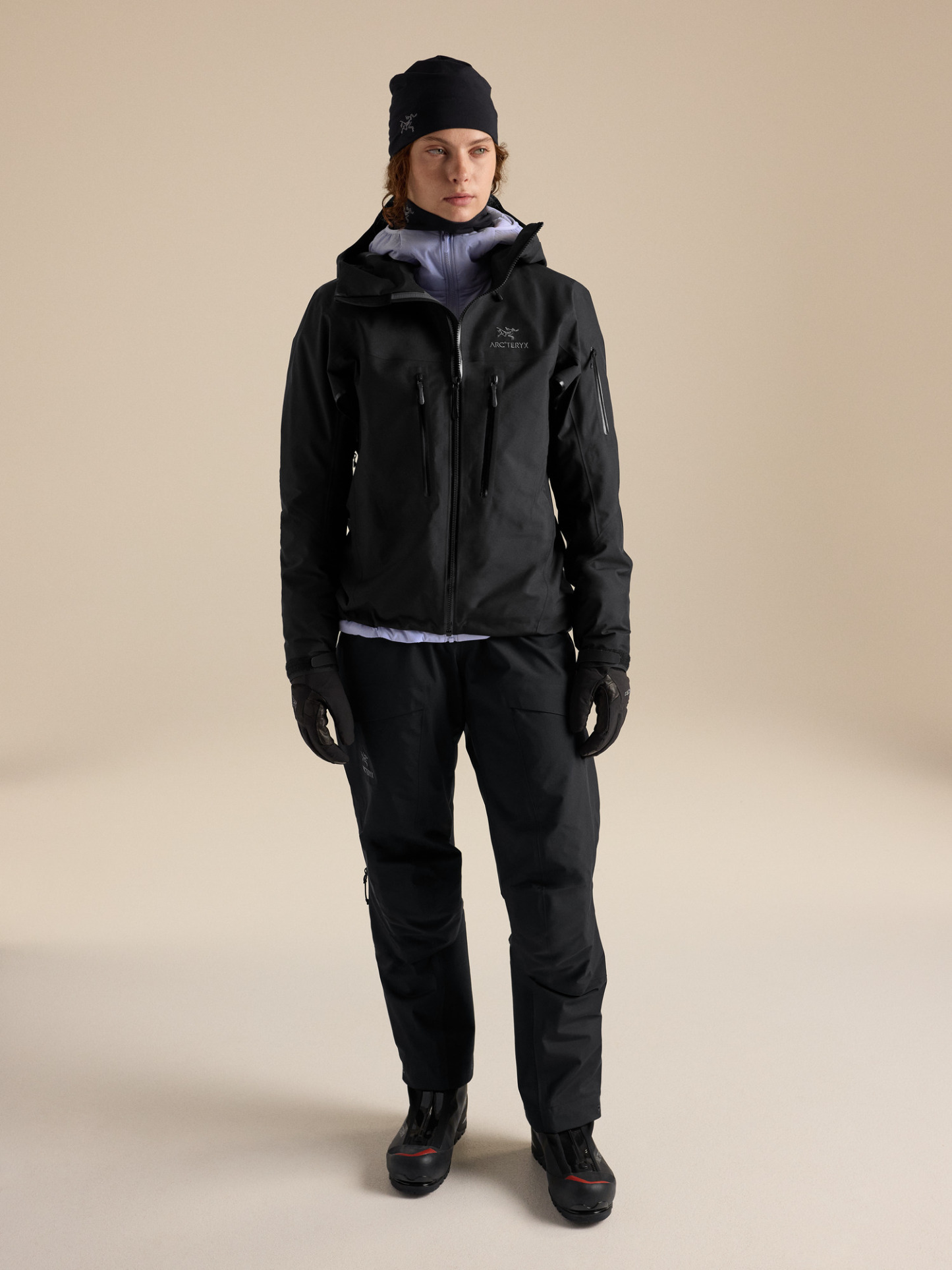 알파 SV 재킷 여성 BLACK