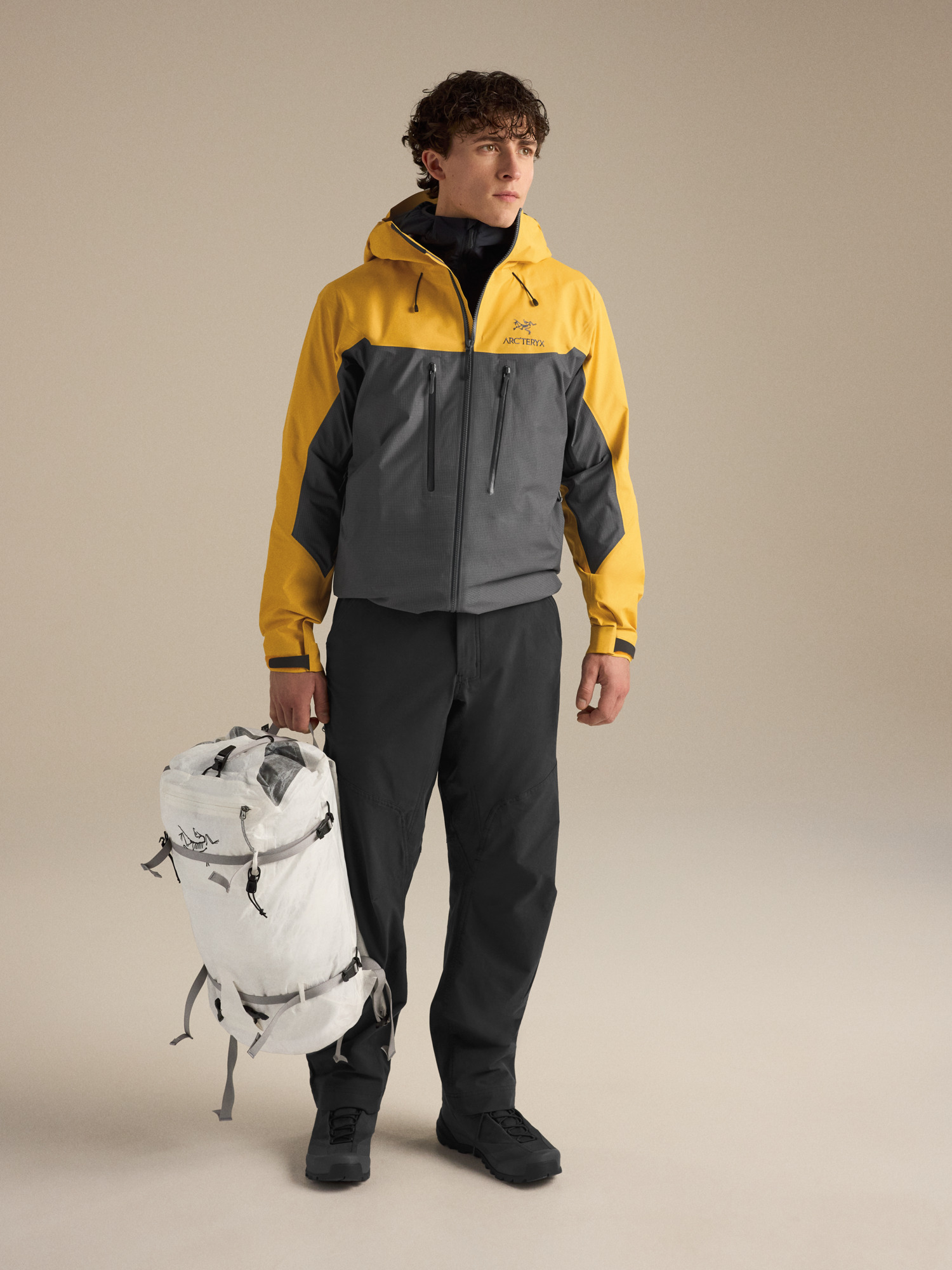 알파 재킷 남성 LARCH / DK GREY