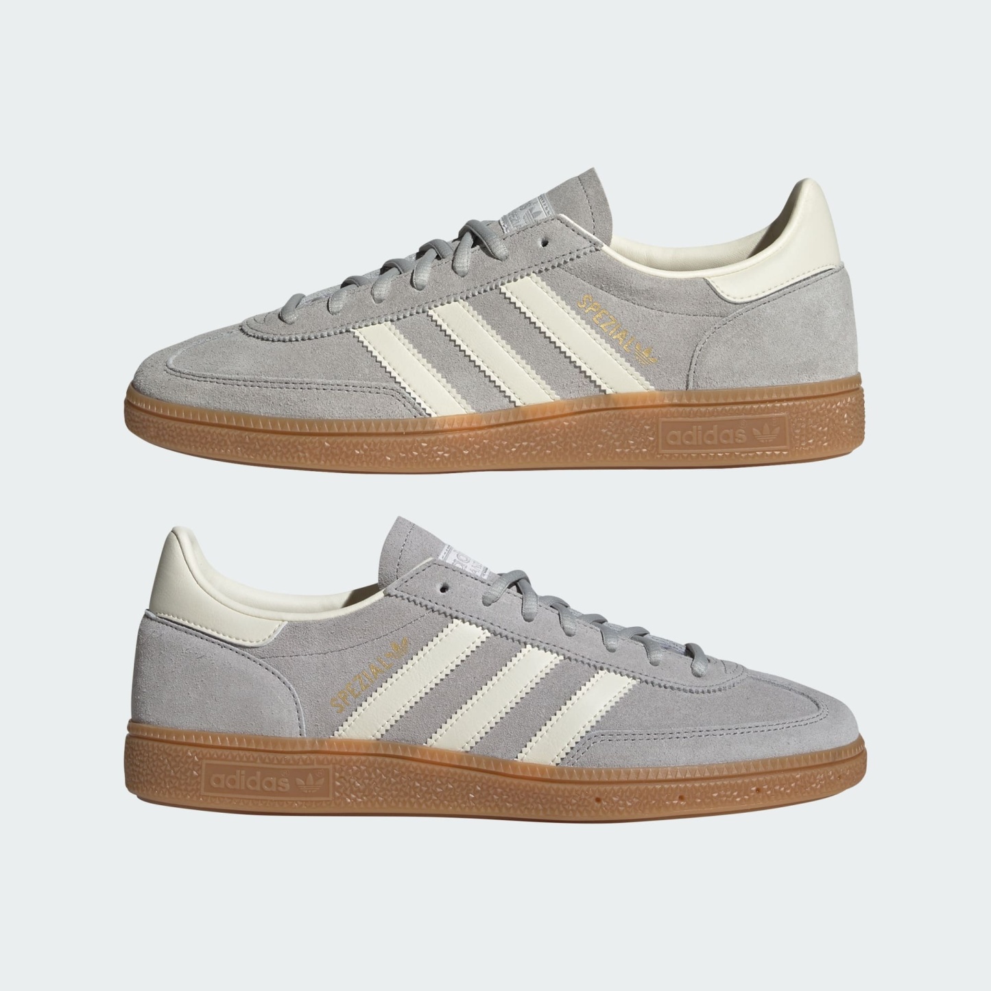 핸드볼 스페지알 - Grey Two / Cream White / Cloud White - IF7086 - Mirrored Pair View