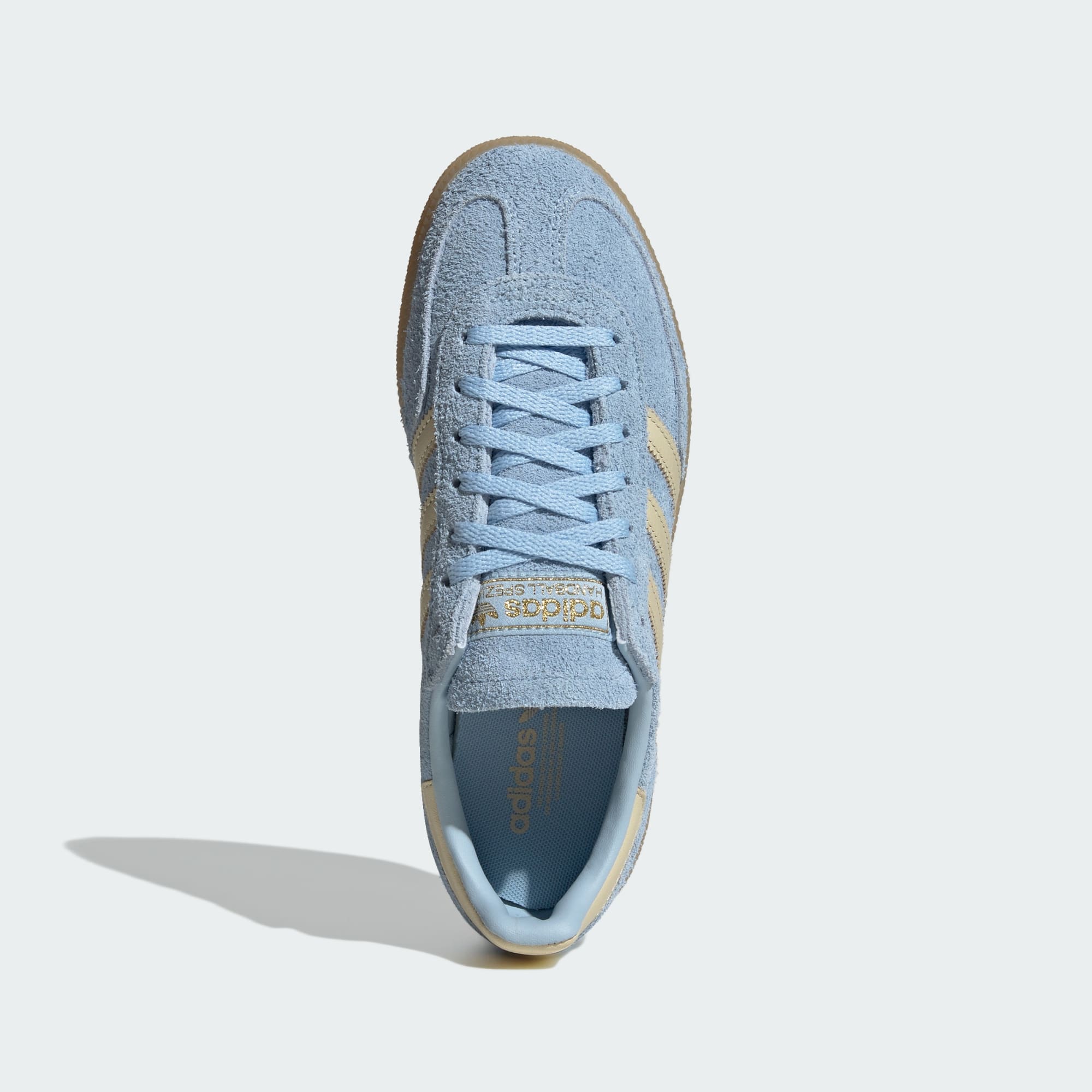 HANDBALL SPEZIAL SHOES - Clear Sky / Warm Vanilla / Gold Metallic - KK0930 - Top Portrait View