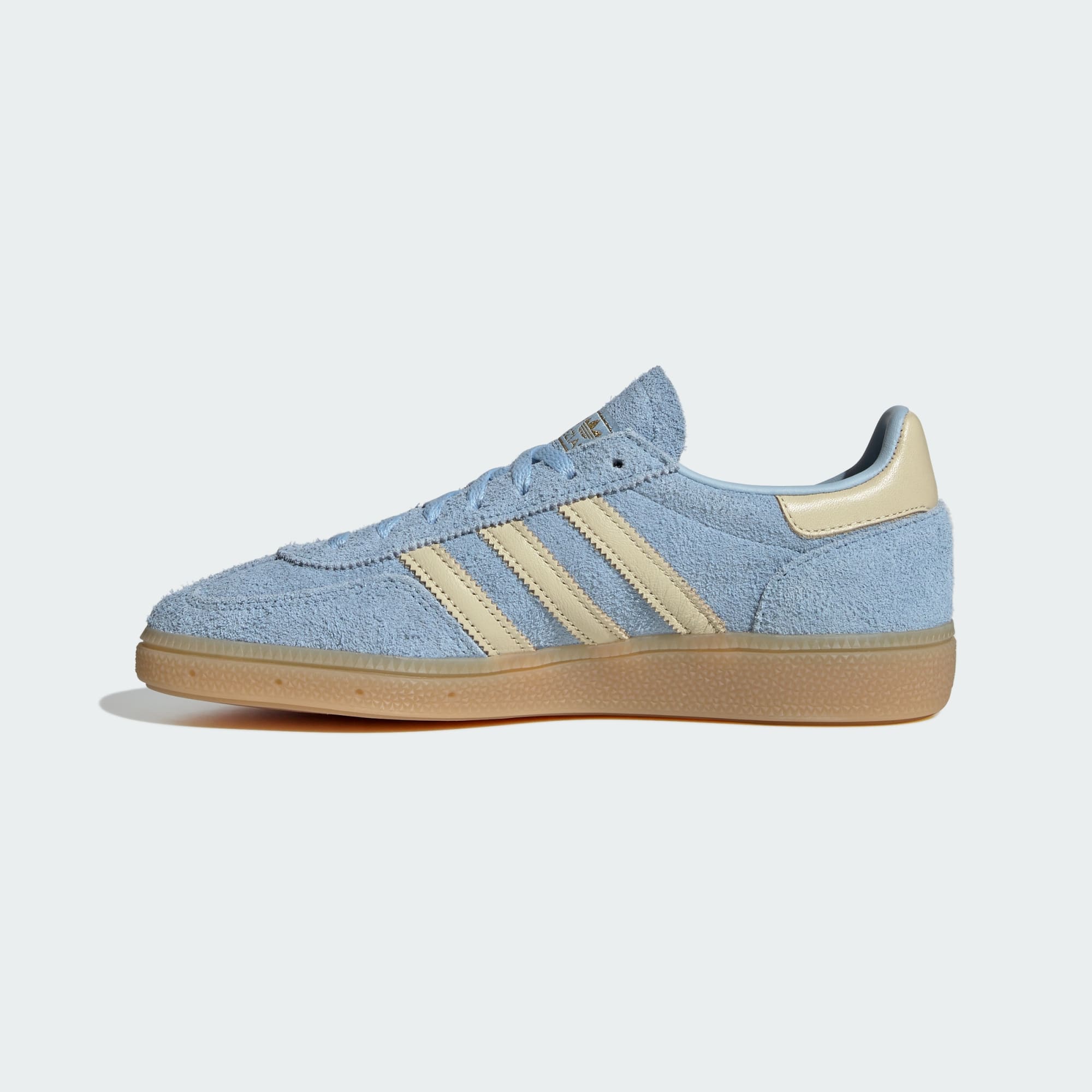 HANDBALL SPEZIAL SHOES - Clear Sky / Warm Vanilla / Gold Metallic - KK0930 - Side Medial Center View
