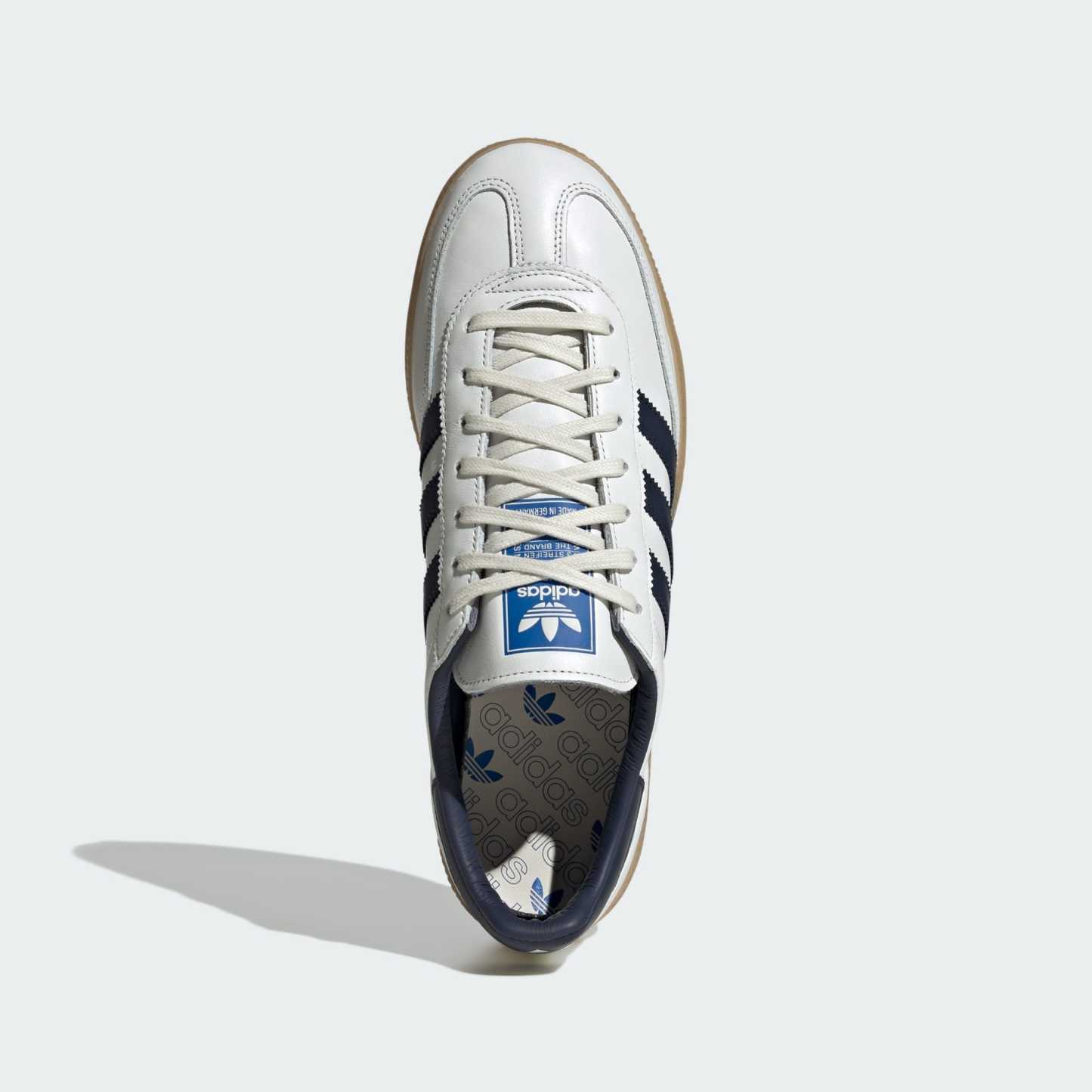 핸드볼 스페지알  Made in Germany - Core White / Night Indigo / Gum - JR9532 - Top Portrait View