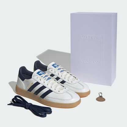 핸드볼 스페지알  Made in Germany - Core White / Night Indigo / Gum - JR9532 - Packaging View