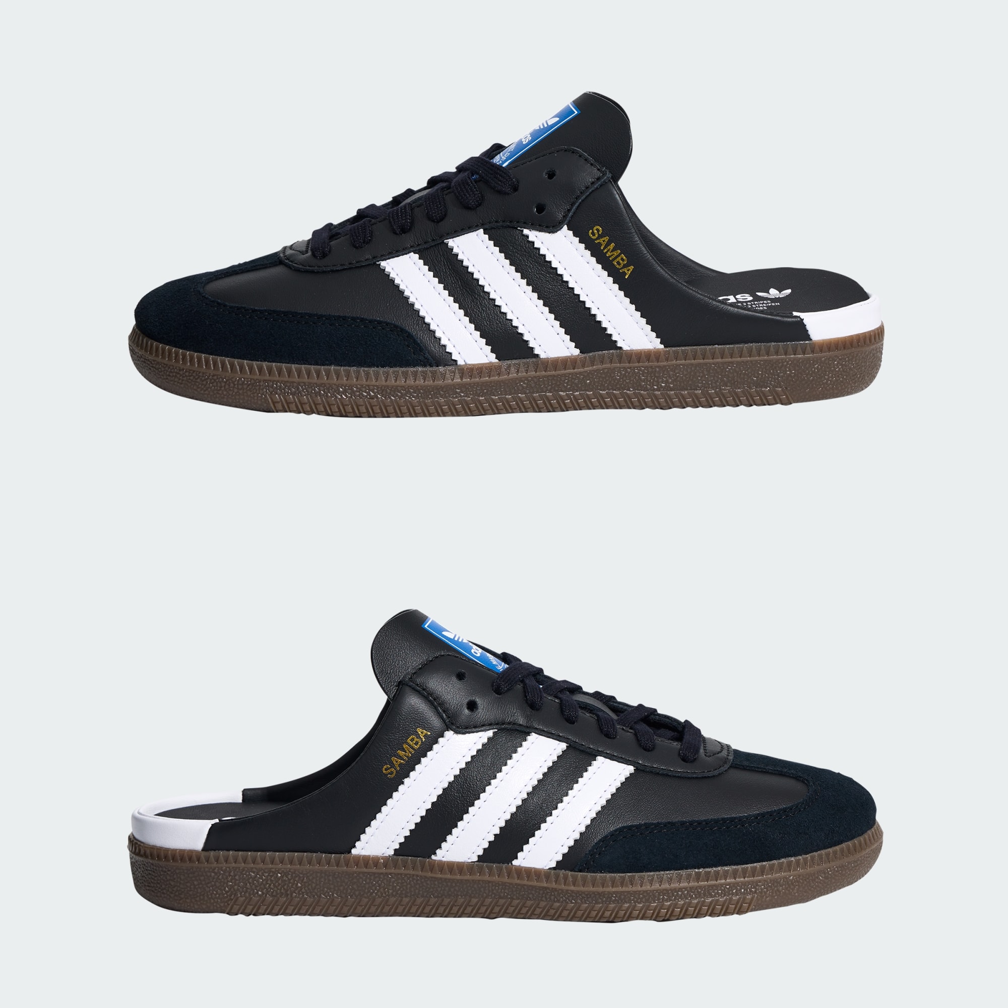 삼바 OG 뮬 - Core Black / Cloud White / Gum