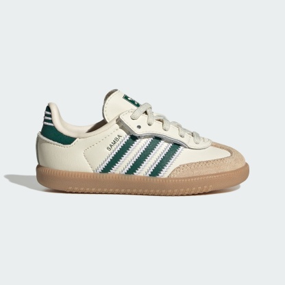 삼바 OG 컴포트 클로저 EL 유아용 - Cream White / Collegiate Green / Gum