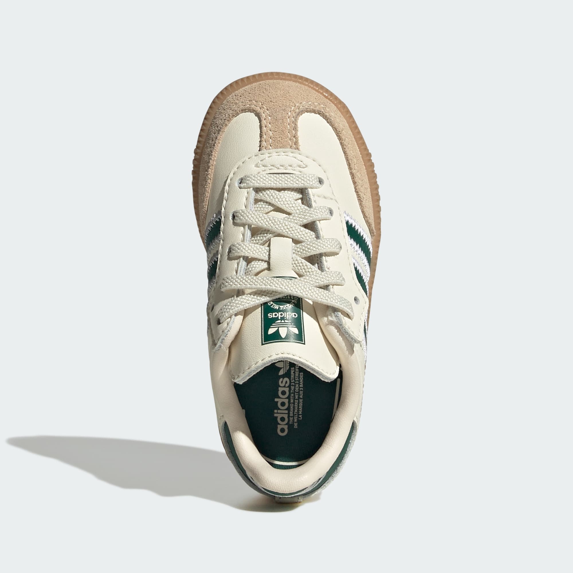 삼바 OG 컴포트 클로저 EL 유아용 - Cream White / Collegiate Green / Gum