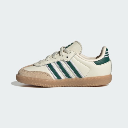 삼바 OG 컴포트 클로저 EL 유아용 - Cream White / Collegiate Green / Gum