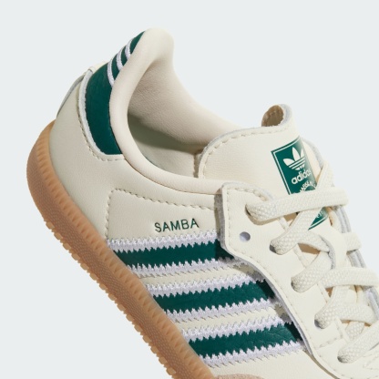 삼바 OG 컴포트 클로저 EL 유아용 - Cream White / Collegiate Green / Gum