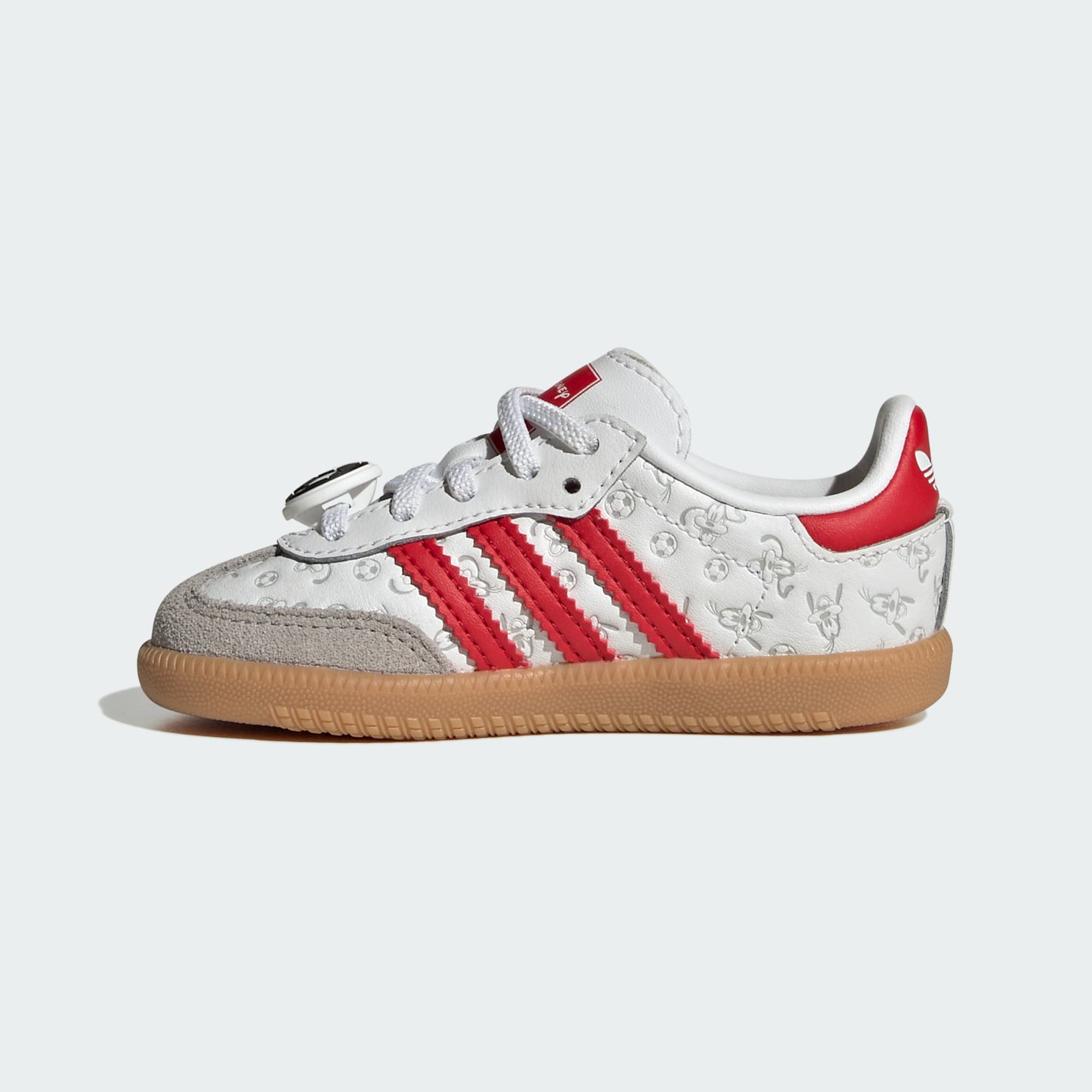디즈니 삼바 OG 컴포트 클로저 일라스틱 레이스 - Cloud White / Better Scarlet / Gum