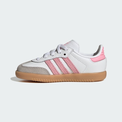 삼바 OG 컴포트 클로저 엘라스틱 레이스 - Cloud White / Light Pink / Gum